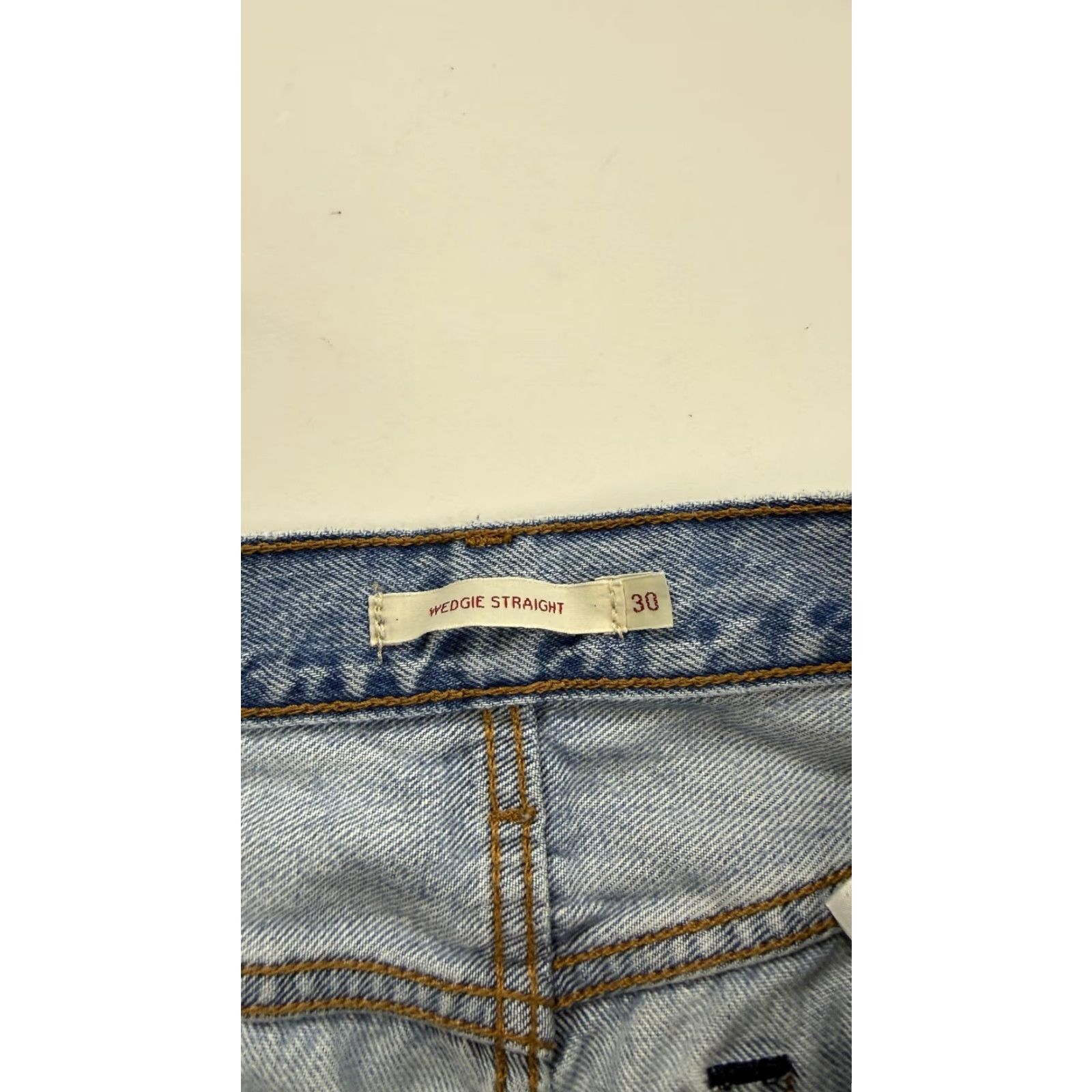 Levi's Levi's Jeans Womens 30 Light Wash Distressed Premium Wedgie Straight Ripped W30 Size 30" / US 8 / IT 44 - 7 Thumbnail