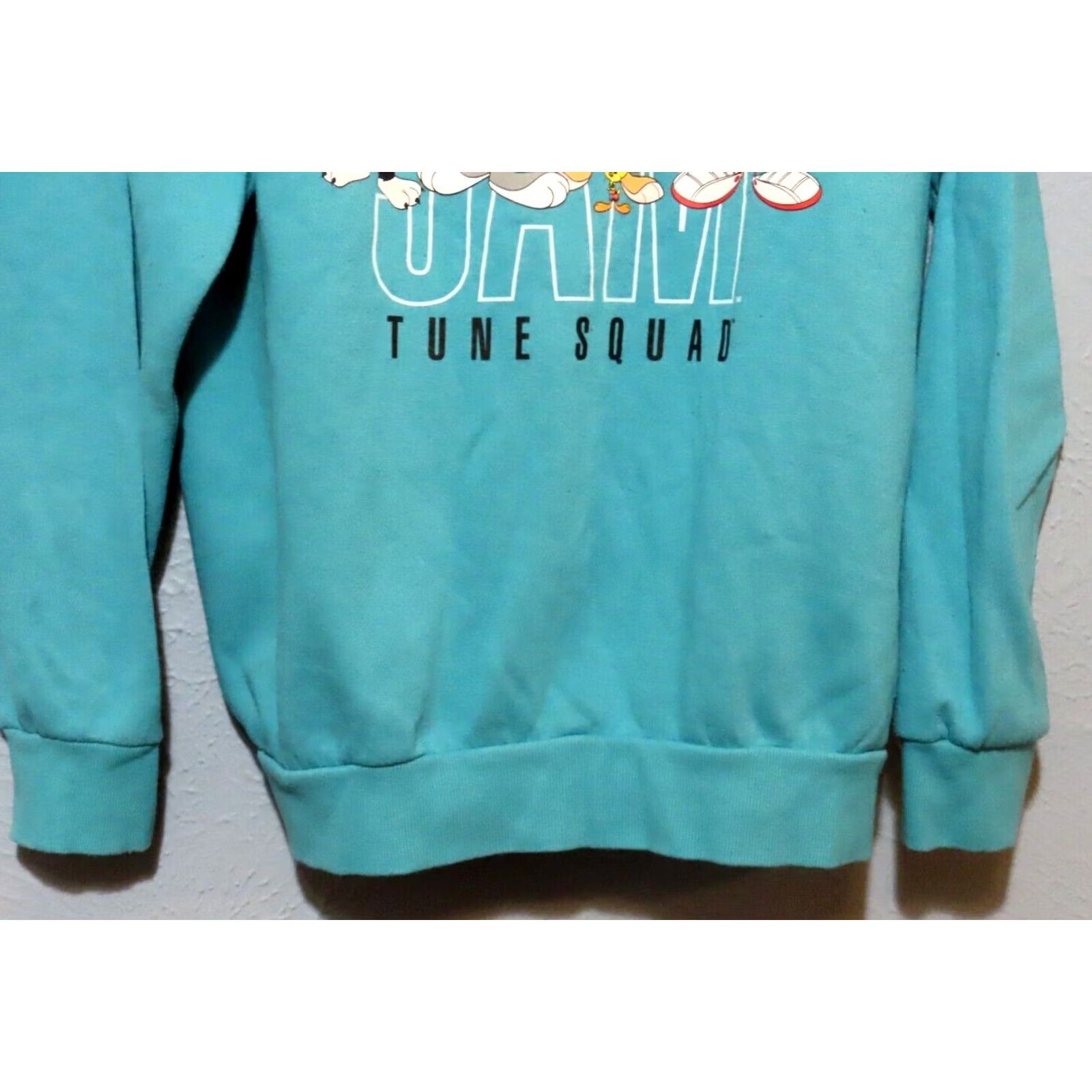 Vintage Space Jam: A New Legacy Men's Large Turquoise Graphic Sweatshirt Size US L / EU 52-54 / 3 - 5 Thumbnail