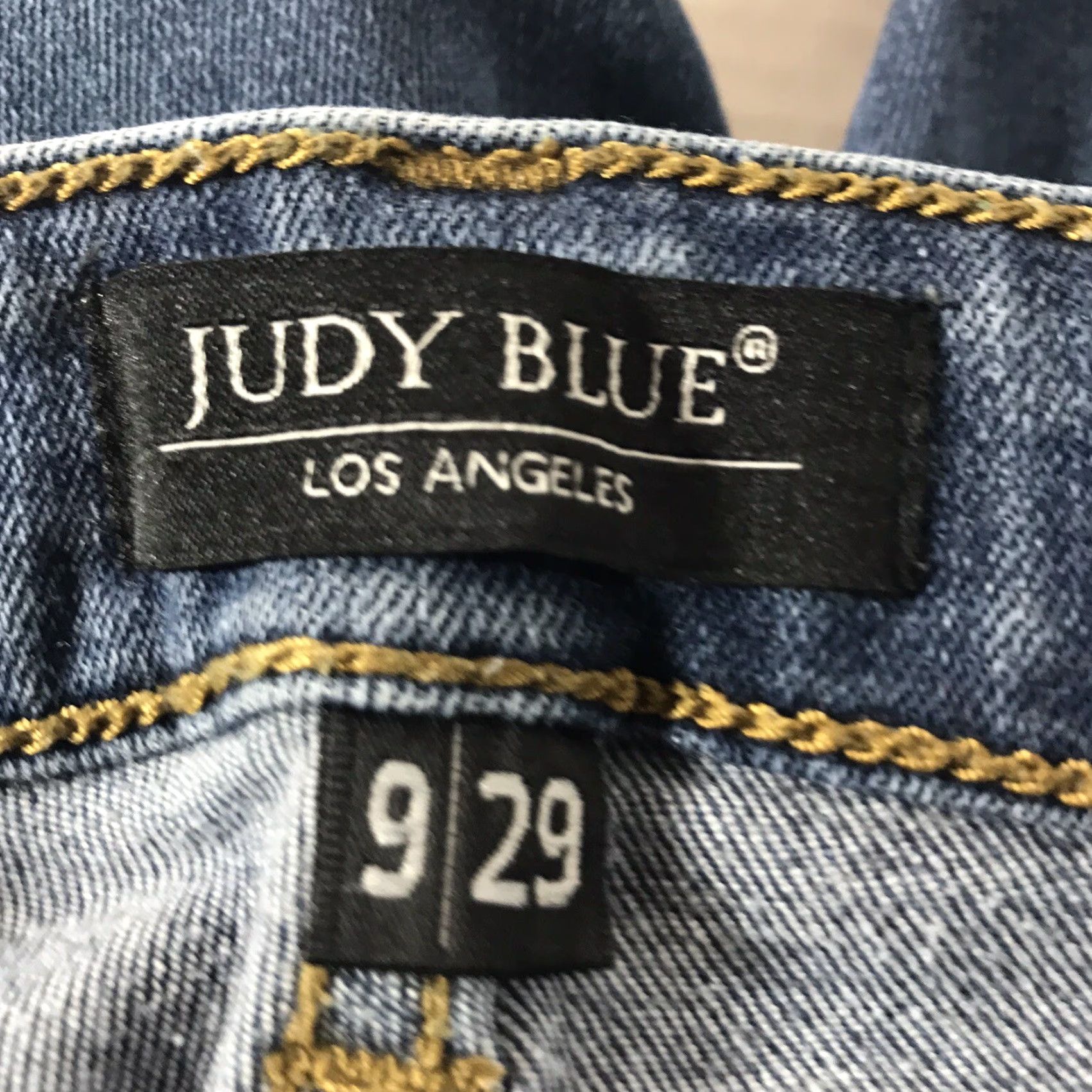 Vintage VINTAGE Judy Blue Skinny Jeans Womens Size 9/29 Mid Rise Blue Stretch Pockets 90s Modern Size 32" / US 10 / IT 46 - 6 Thumbnail