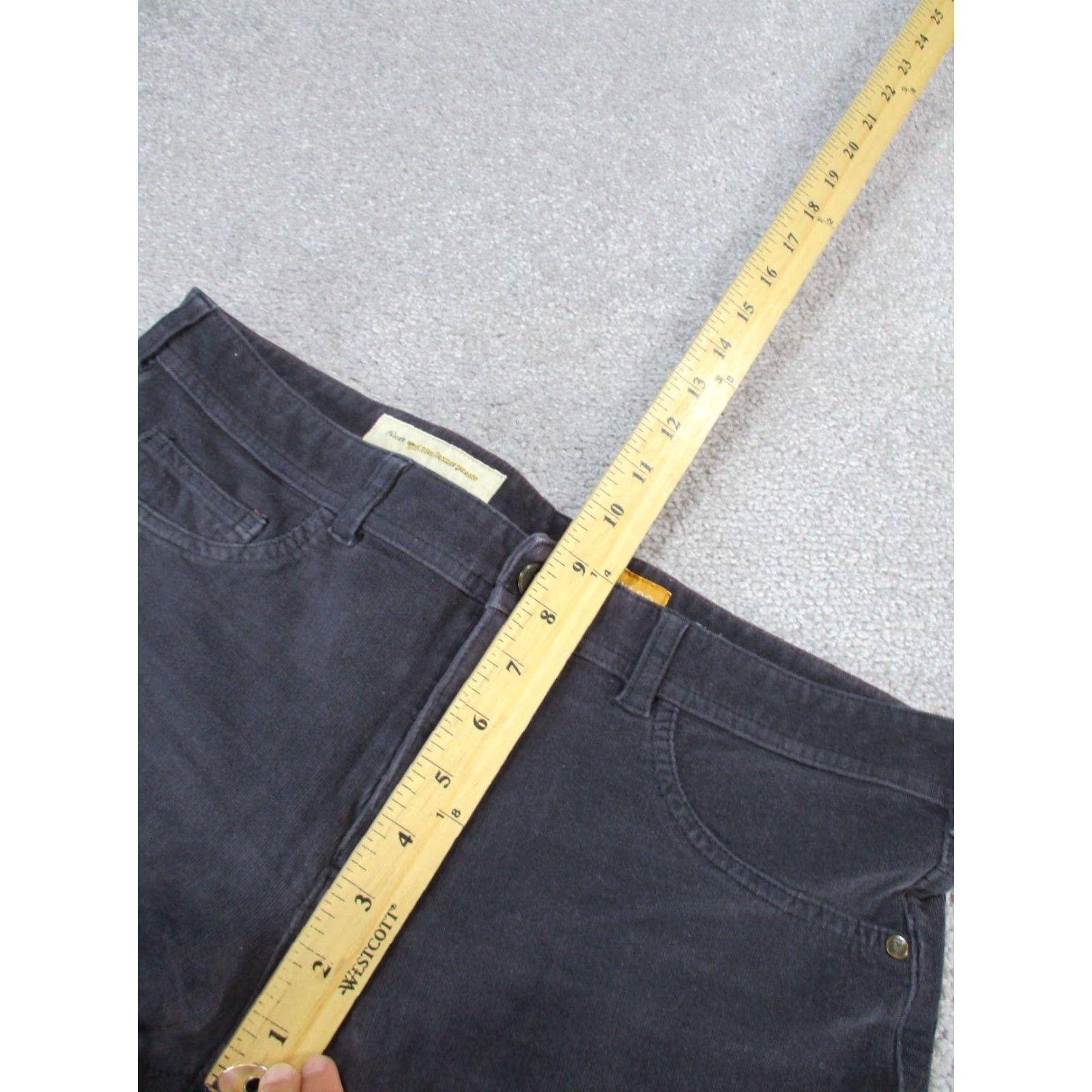Anthropologie Anthropologie Pilcro Pants Womens 30 Gray Corduroy Skinny Chino Cotton Spandex Size 30" / US 8 / IT 44 - 7 Thumbnail