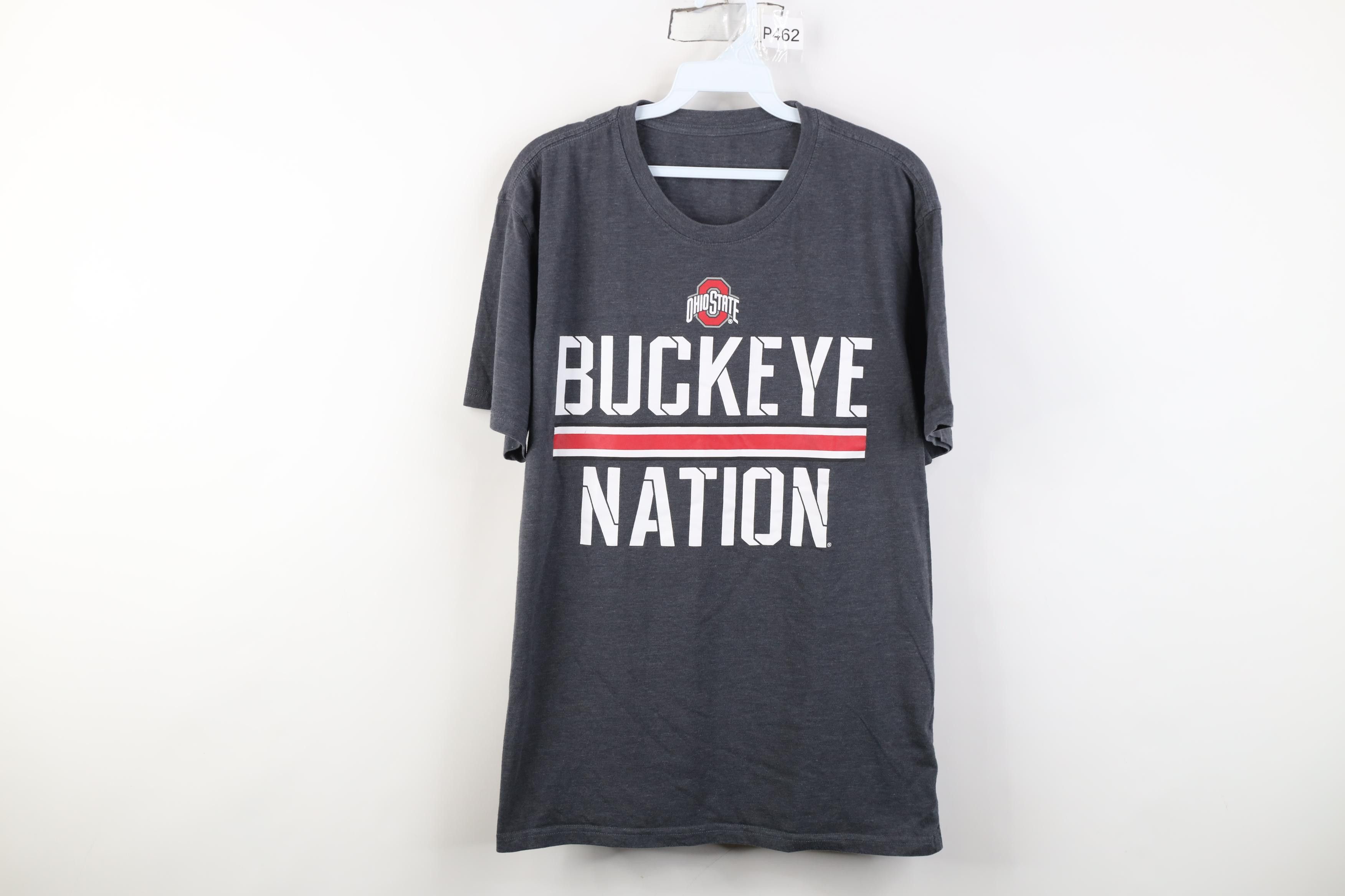 Vintage Y2K Ohio State University Buckeye Nation Football T-Shirt Size US M / EU 48-50 / 2 - 1 Thumbnail