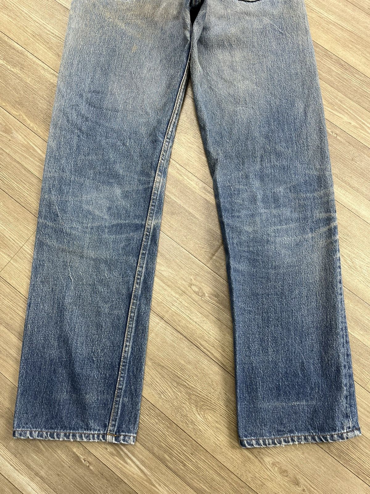Levi's Vintage Clothing 🇺🇸1990s Vintage Levis 501 31x36 Straight Leg Blue Jeans Size US 30 / EU 46 - 14 Thumbnail