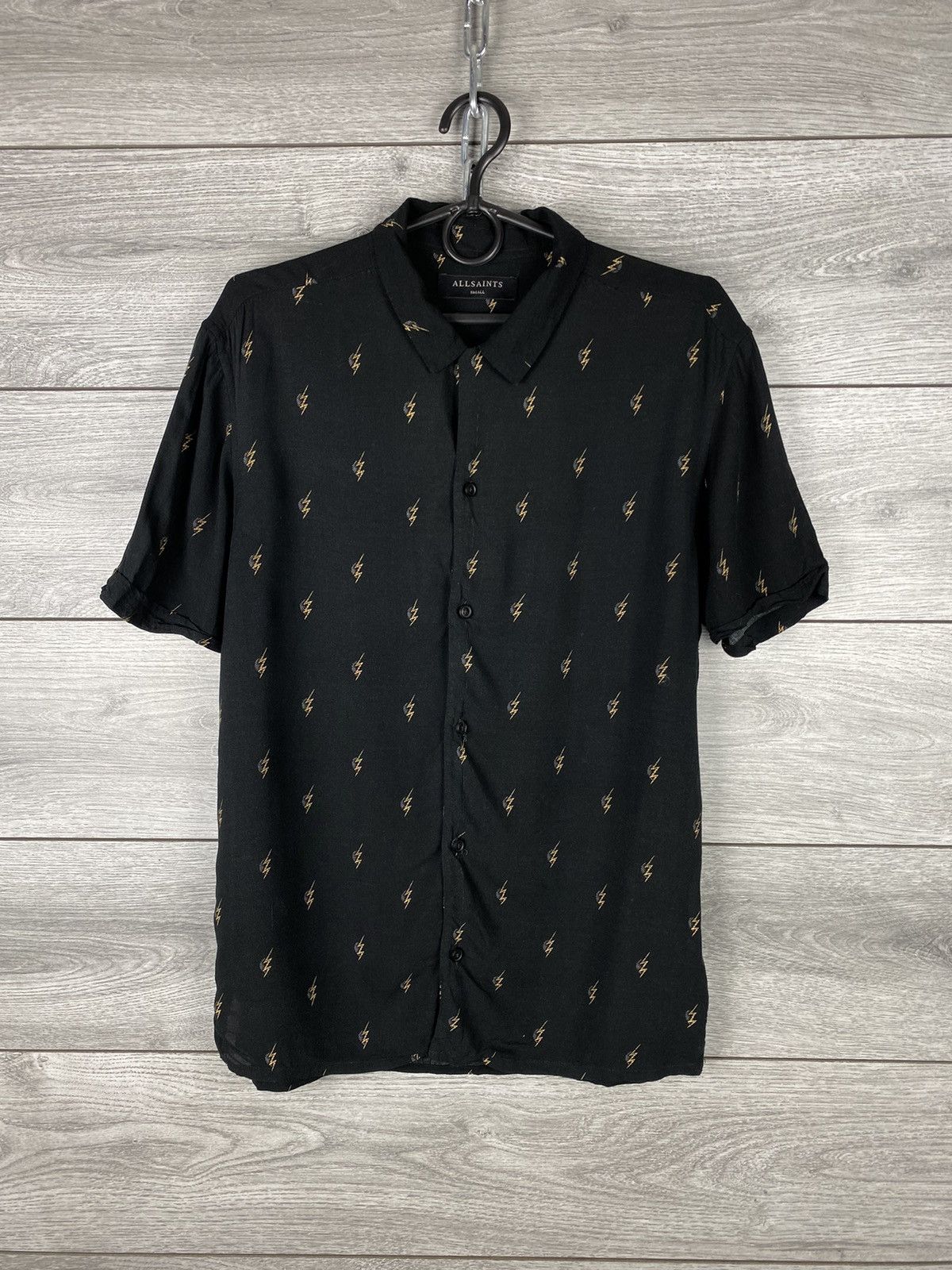 Allsaints Allsaints Hawaii Short Sleeve Shirt Button Up Size US S / EU 44-46 / 1 - 1 Thumbnail