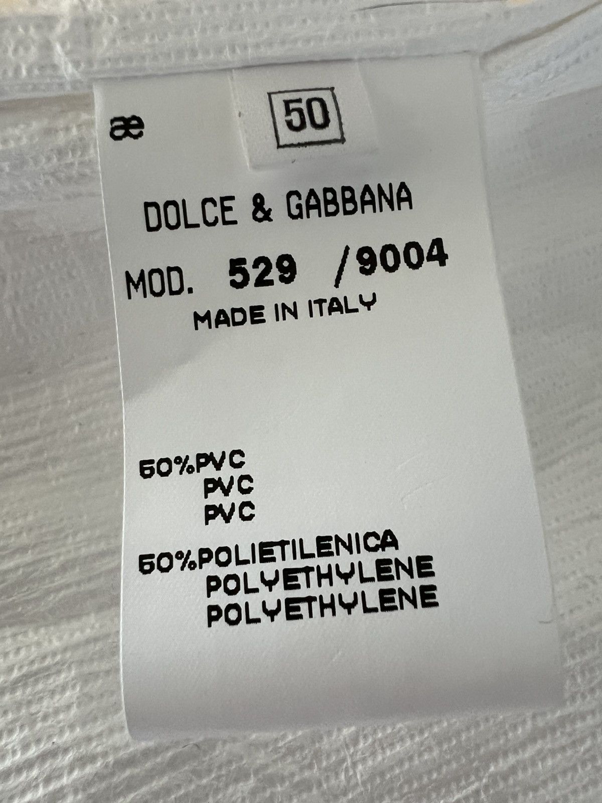 Dolce & Gabbana Vintage SS96 Dolce & Gabbana Plastic Laminated Jacket Size US L / EU 52-54 / 3 - 8 Thumbnail