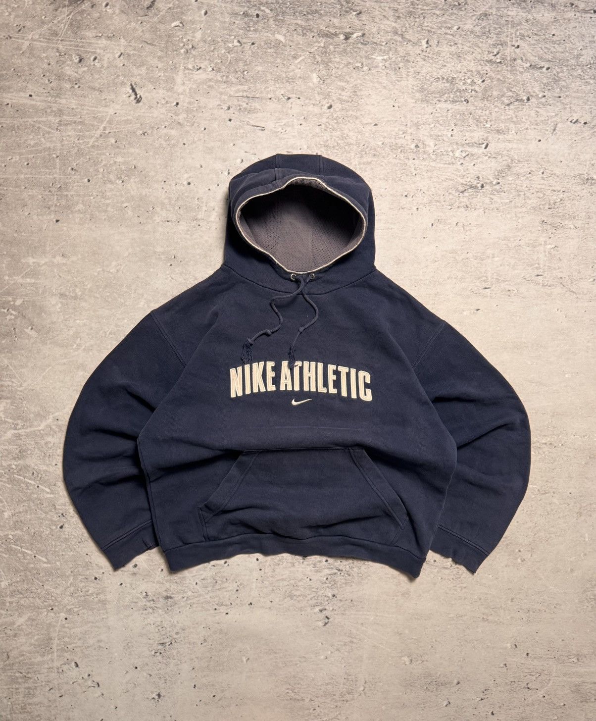 Nike × Vintage NIKE VINTAGE CENTER LOGO OVERSIZE BOXY HOODIE Size US M / EU 48-50 / 2 - 1 Thumbnail