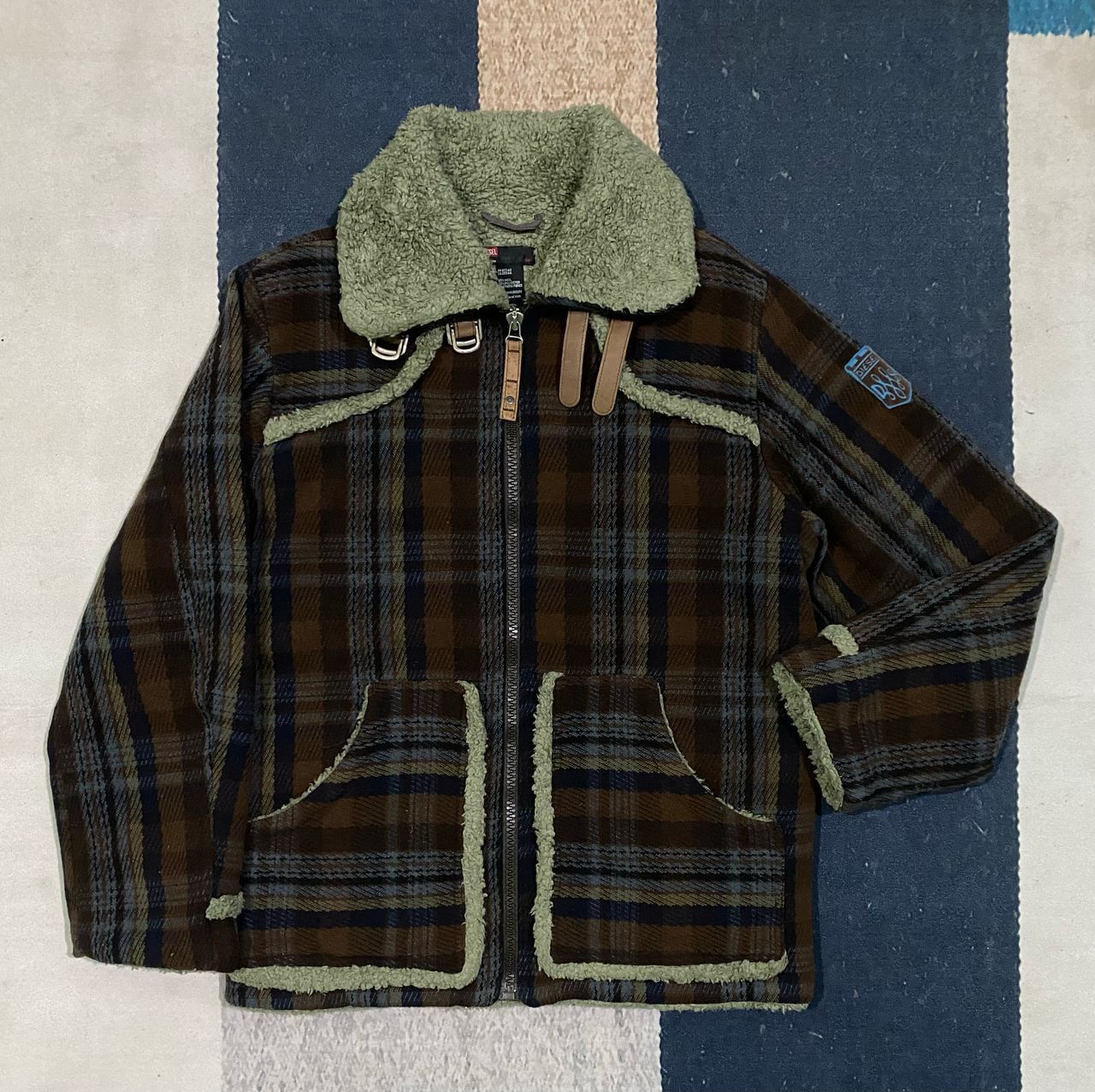 Diesel × Japanese Brand DIESEL SHEARLING STYLE JACKET Size US L / EU 52-54 / 3 - 1 Thumbnail