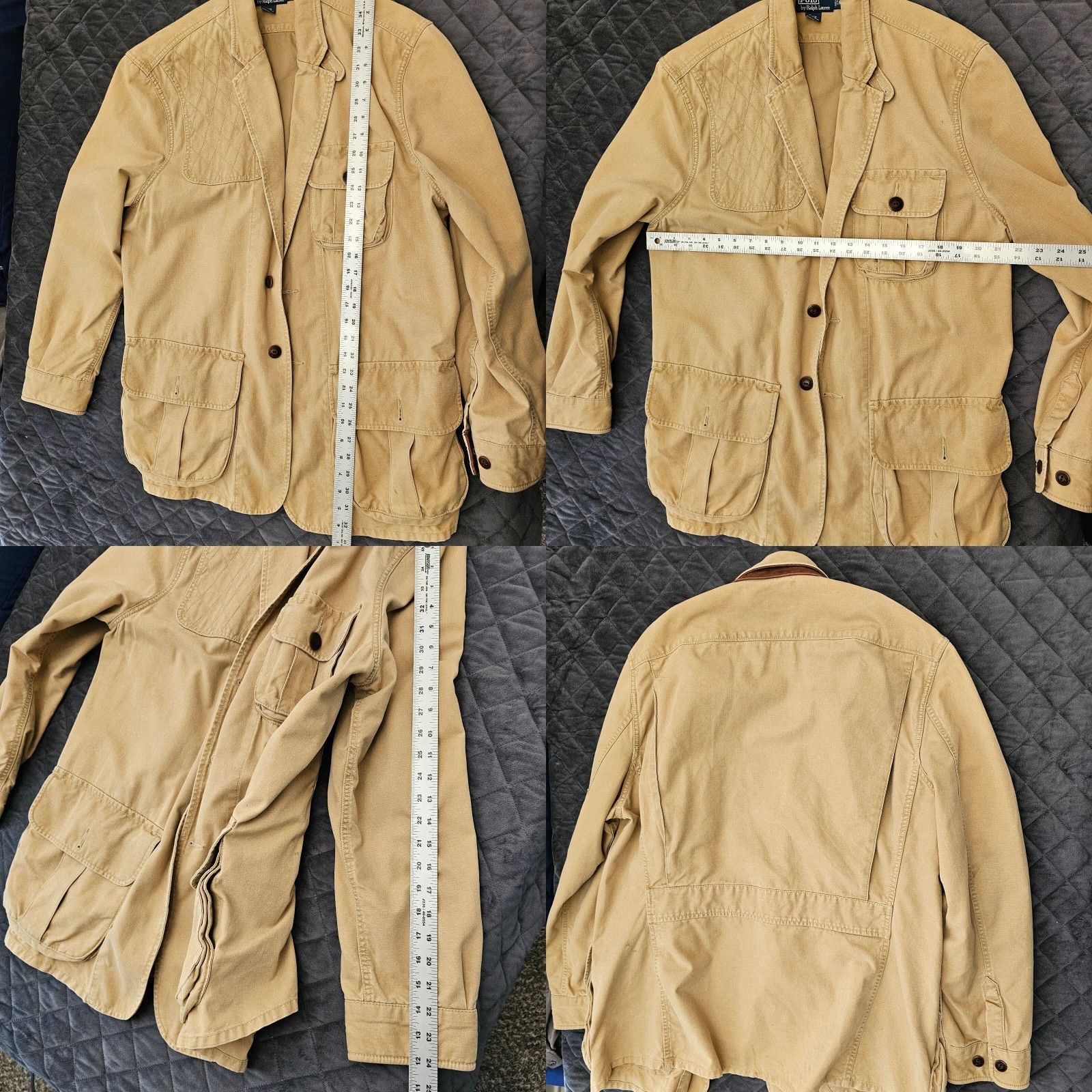 Polo Ralph Lauren Polo Ralph Lauren Field Jacket Size XL Canvas Leather Trim Sportsman Half Belt Size US XL / EU 56 / 4 - 8 Thumbnail