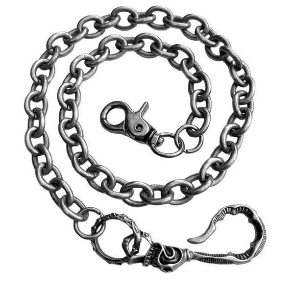 Jewelry Death Reaper Wallet Chain, Pants Chain Size ONE SIZE - 6 Thumbnail