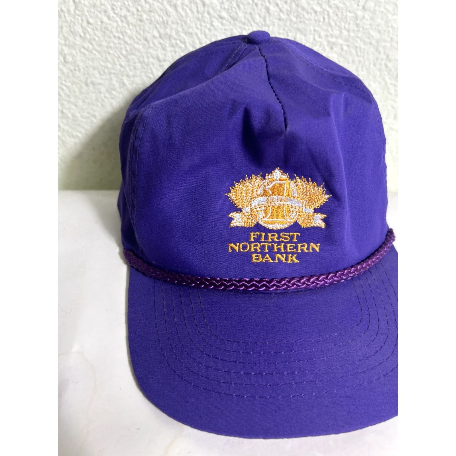 Vintage VINTAGE SnapBack Hat Purple Adjustable KC Collections Men One Size Adults Purple Snapback Adjustable Hat Size ONE SIZE - 3 Thumbnail