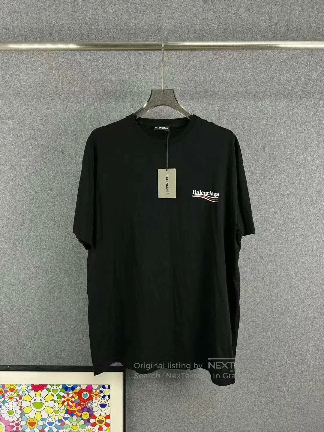 Balenciaga balenciaga black short sleeve t-shirt. Size US L / EU 52-54 / 3 - 1 Thumbnail