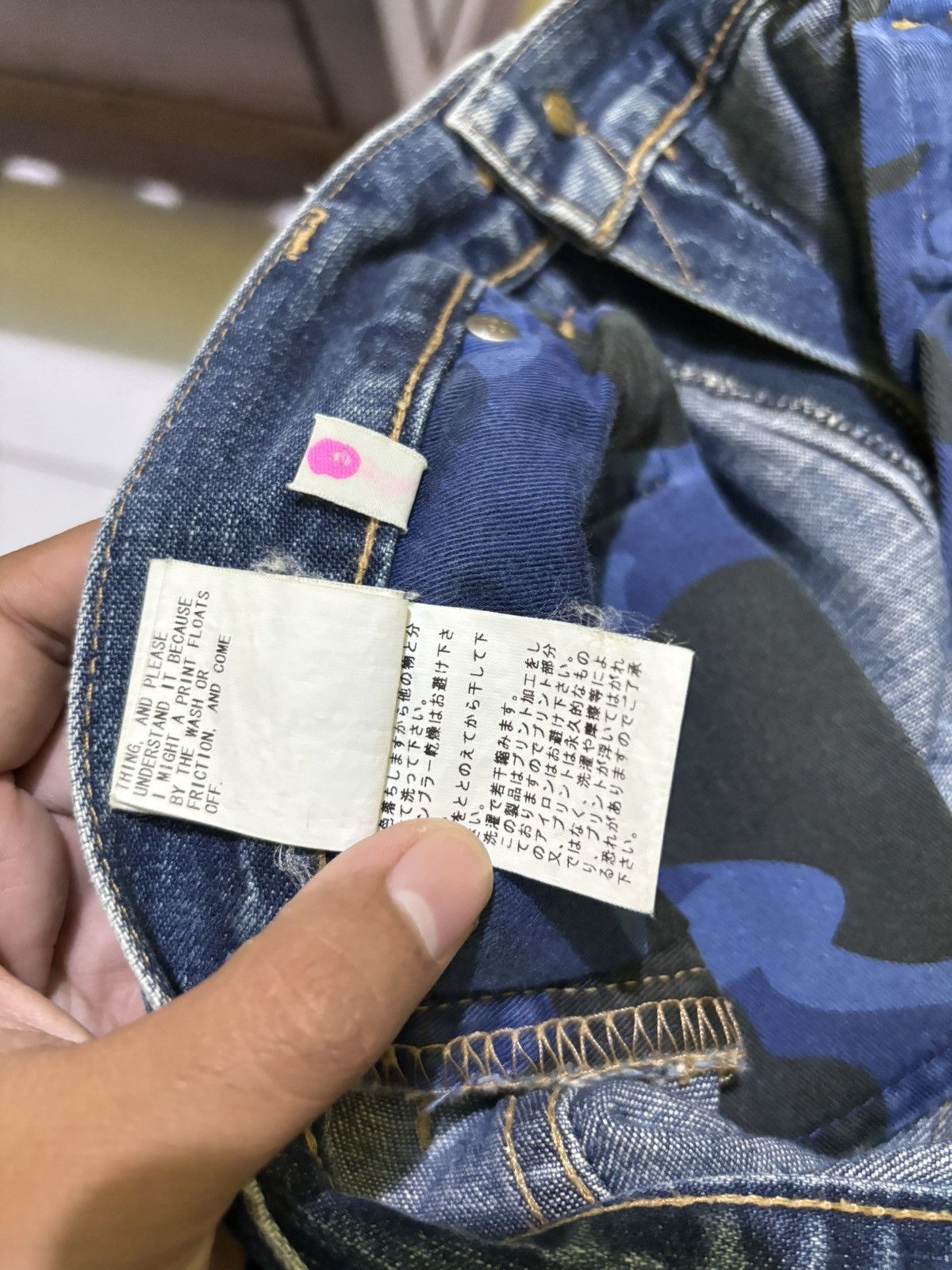 Bape ❌LAST DROP❌Vintage og bape japan denim arc logo pants Size US 32 / EU 48 - 10 Thumbnail