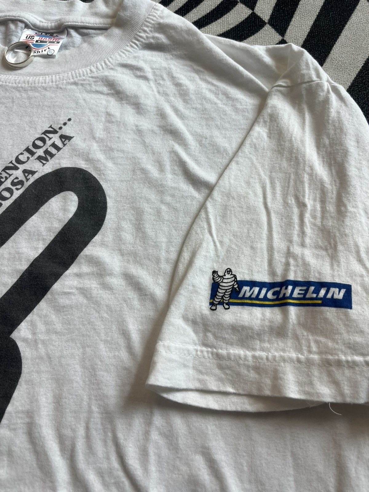 Vintage Vintage MICHELIN PREVENCION ES COSA MIA promo 90’s Tshirt Size US XL / EU 56 / 4 - 7 Thumbnail