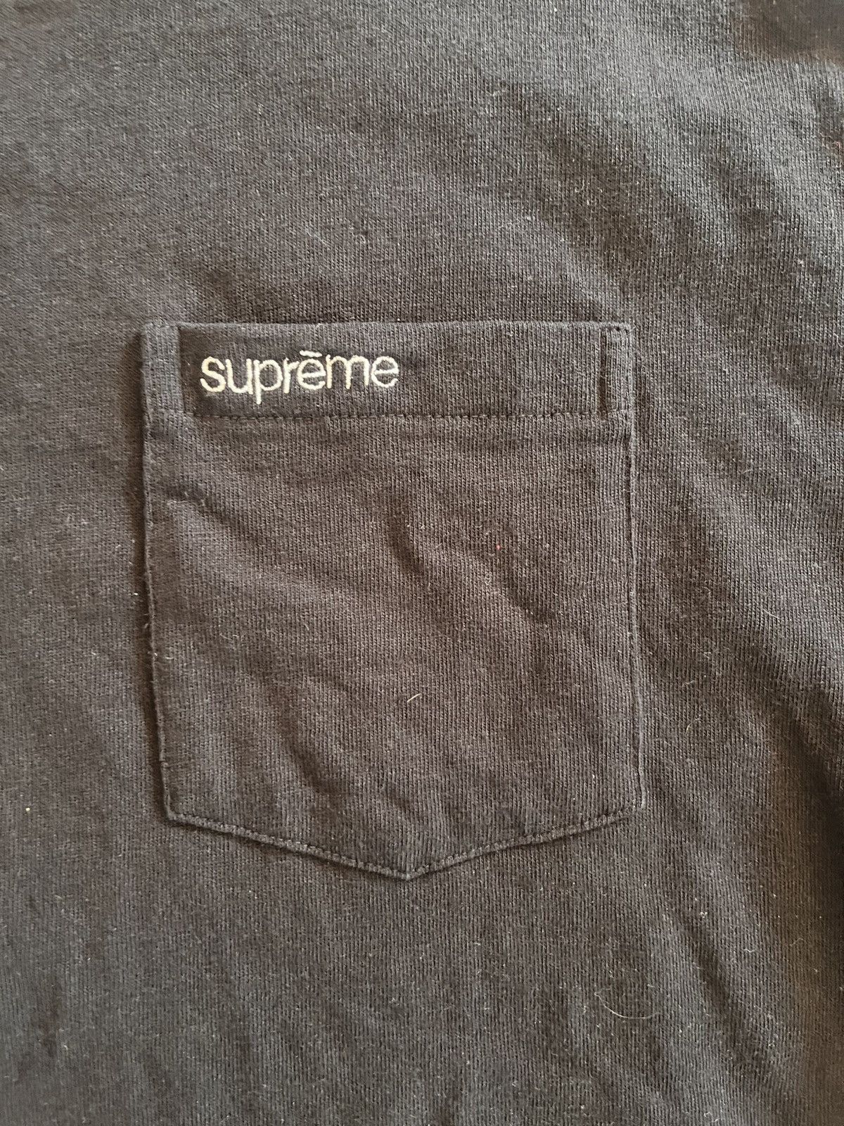 Supreme Supreme pocket tee black Size US XL / EU 56 / 4 - 2 Thumbnail