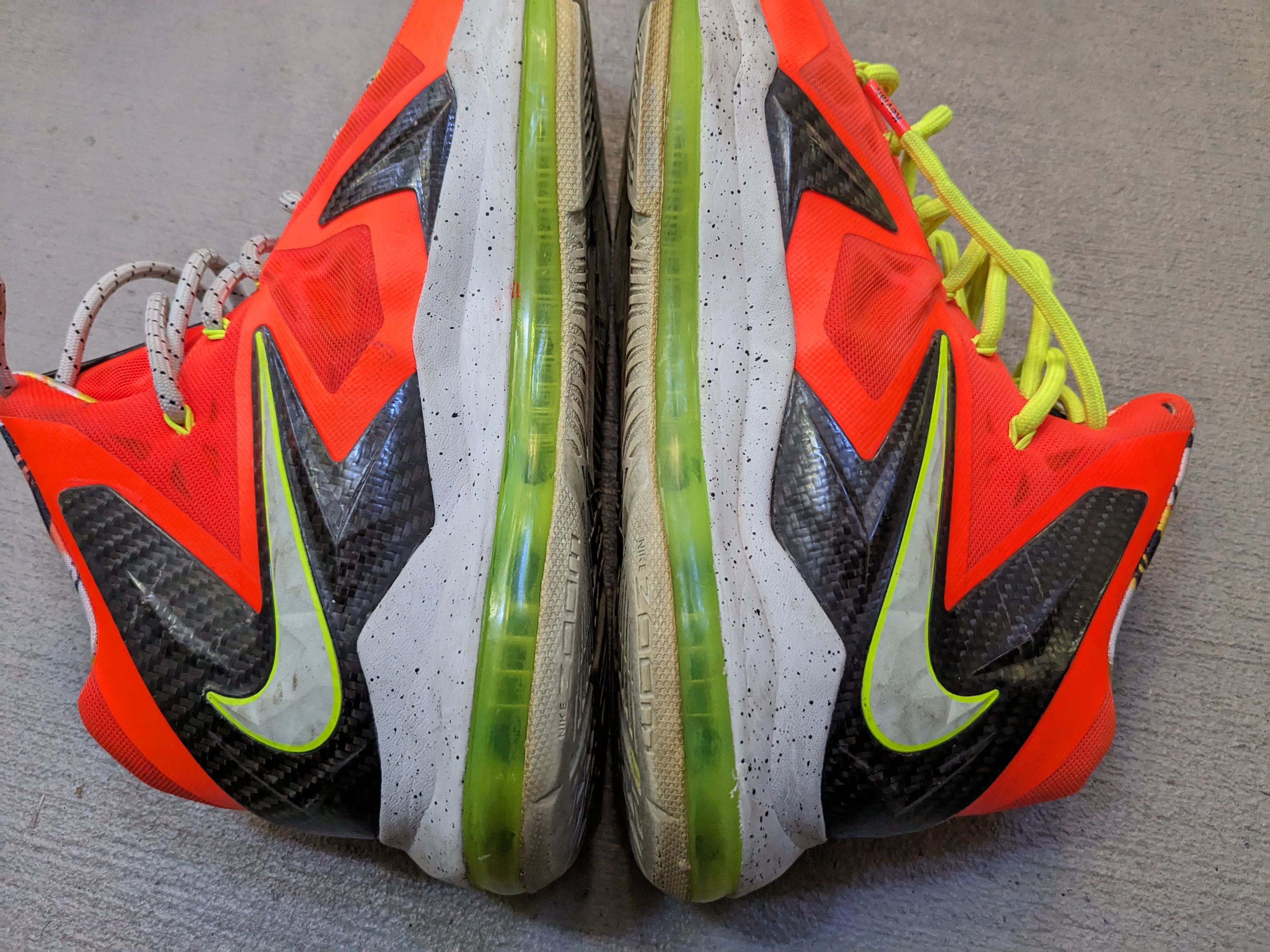 Nike Nike LeBron 10 X PS Elite Total Crimson Orange 579827-800 Size US 10 / EU 43 - 7 Thumbnail