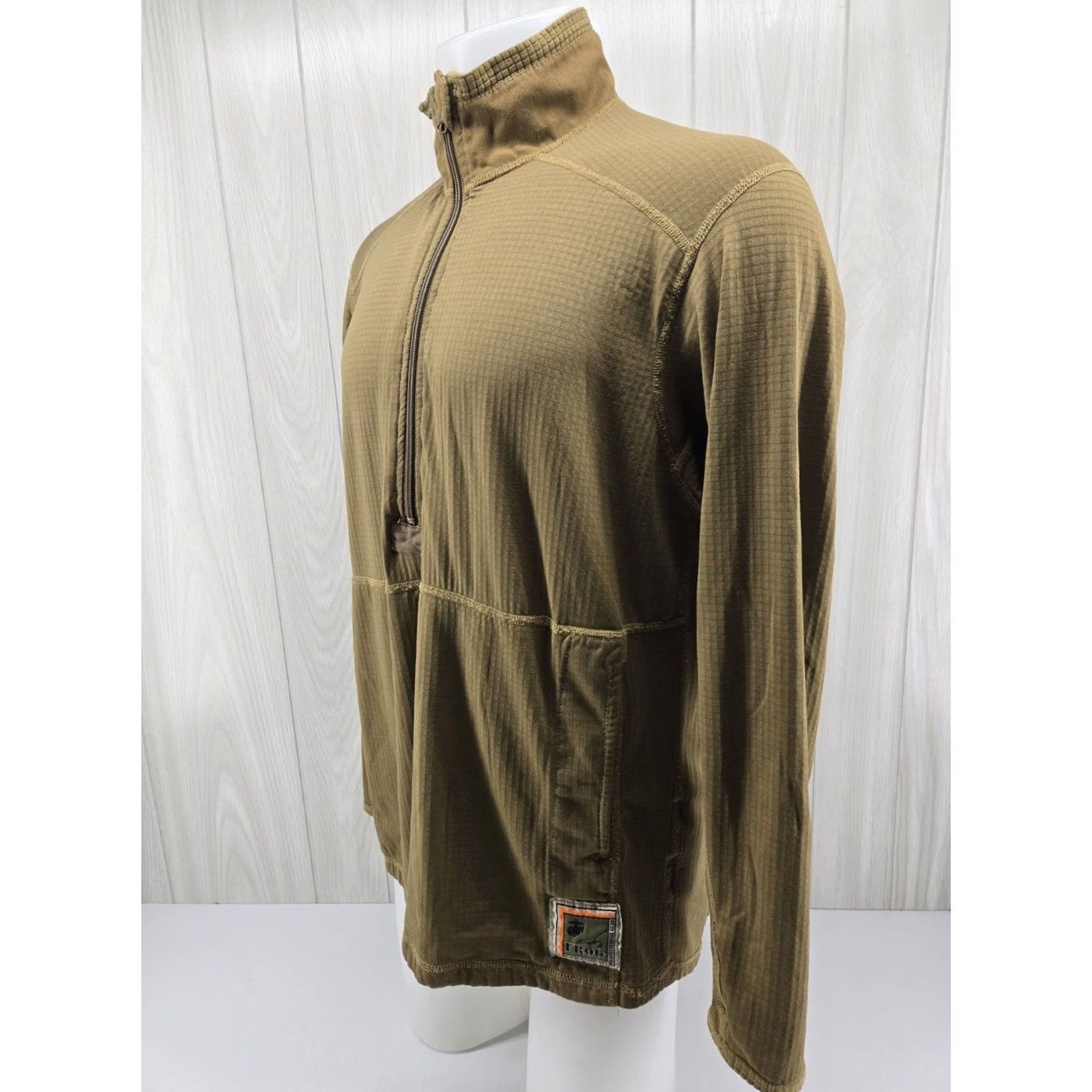 Vintage VINTAGE DISTRESSED USMC FROG Grid Pullover Coyote Brown Flame Resistant Peckham Med Reg Size US M / EU 48-50 / 2 - 3 Thumbnail