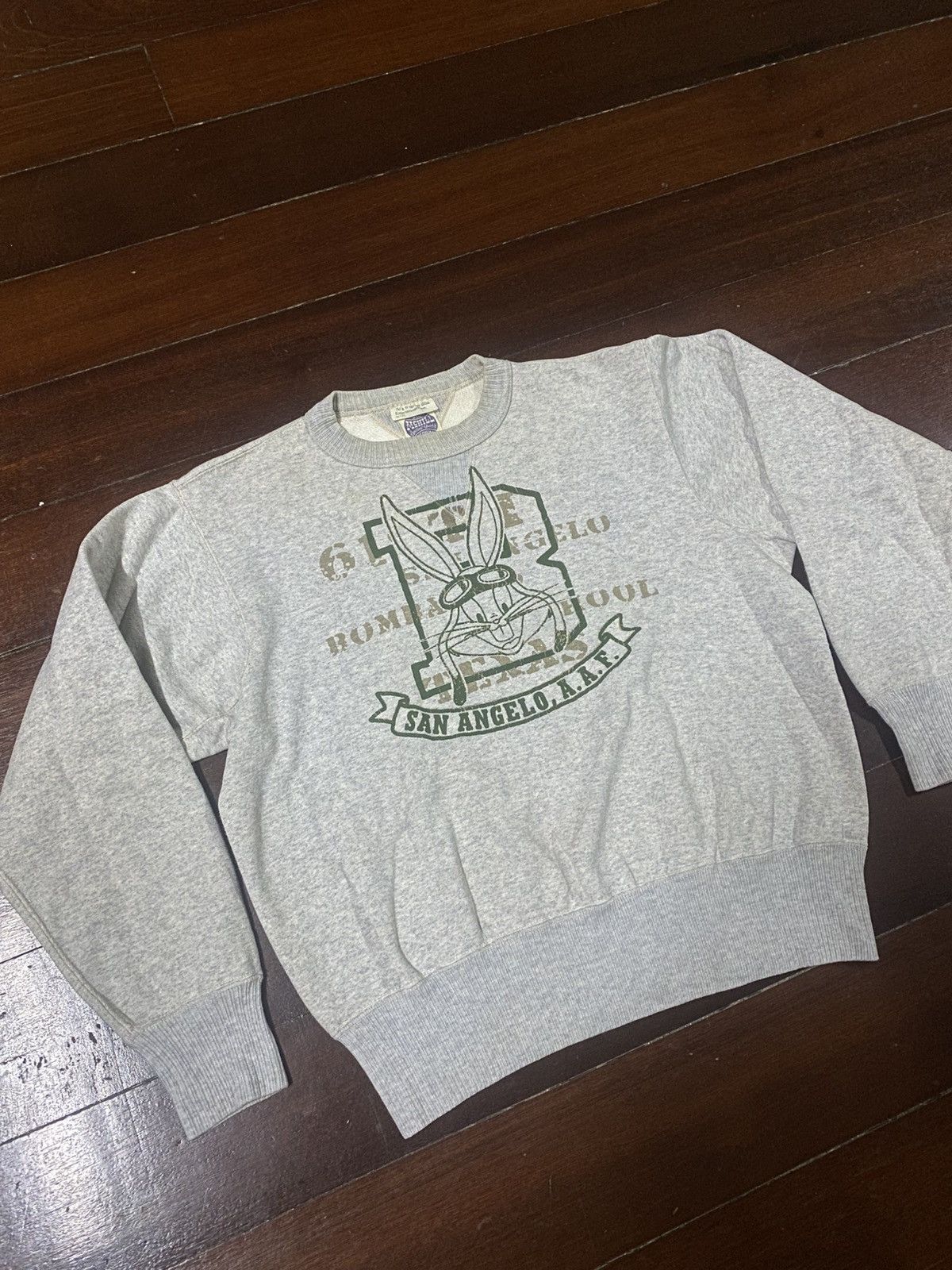 The Real McCoy's Vintage double v Mc Coy's Spell Out san angelo aaf bud bunny Size US M / EU 48-50 / 2 - 3 Thumbnail