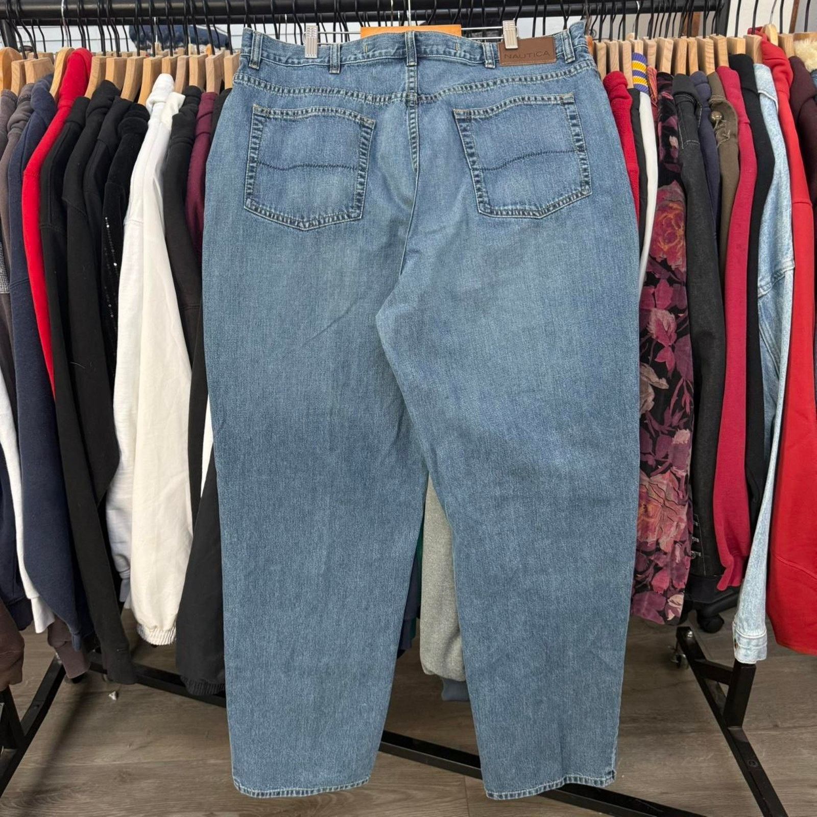 Nautica Vintage Y2K Baggy Nautica Fade Denim Jeans With Perfect Fade Size US 39 - 6 Thumbnail