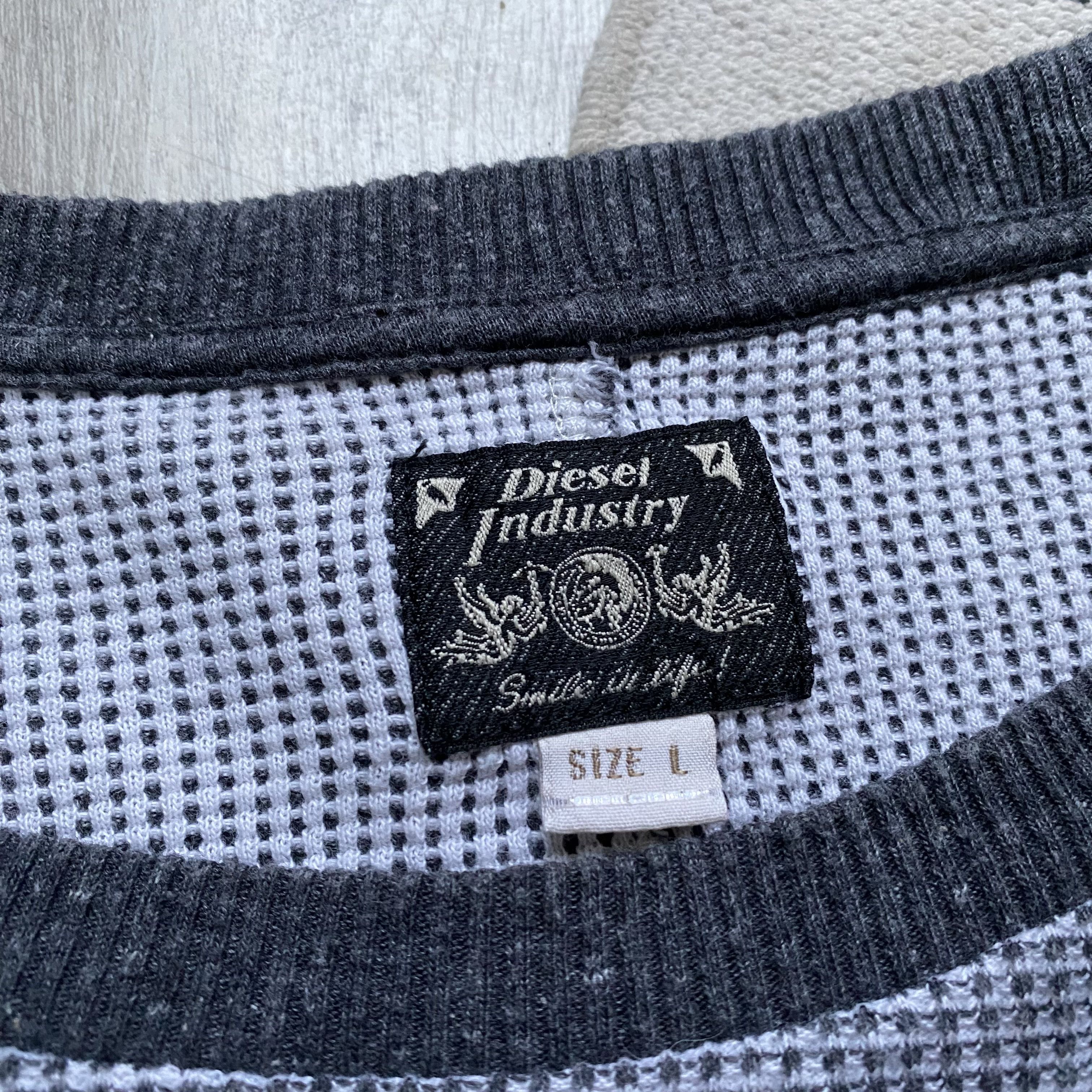 Diesel ⚙️ Avantgarde Diesel sweatshirt waffle crewneck Size US L / EU 52-54 / 3 - 4 Thumbnail