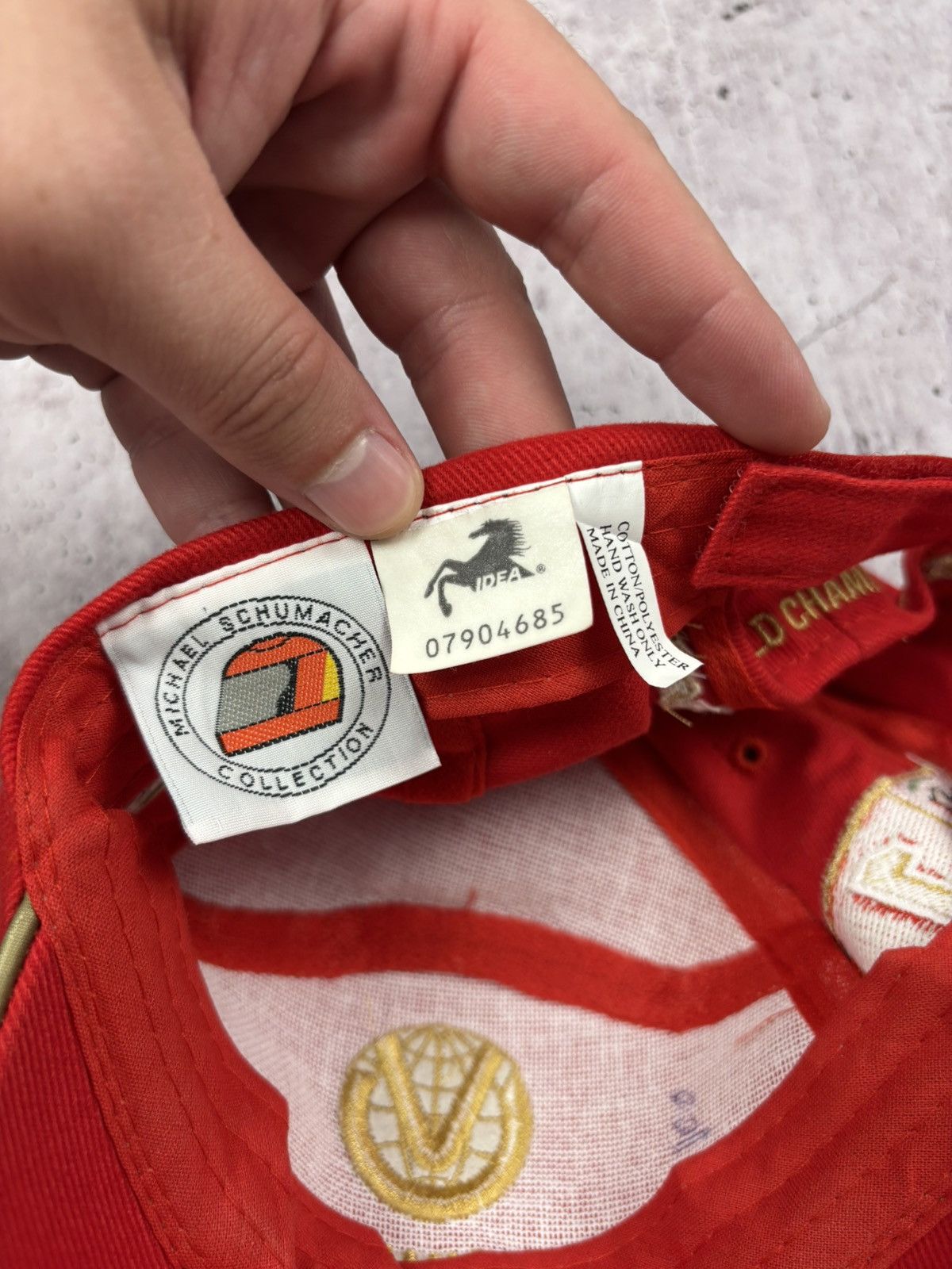 Ferrari Formula 1 x Michael Schumacher 2001 vintage cap One Size Size ONE SIZE - 5 Thumbnail