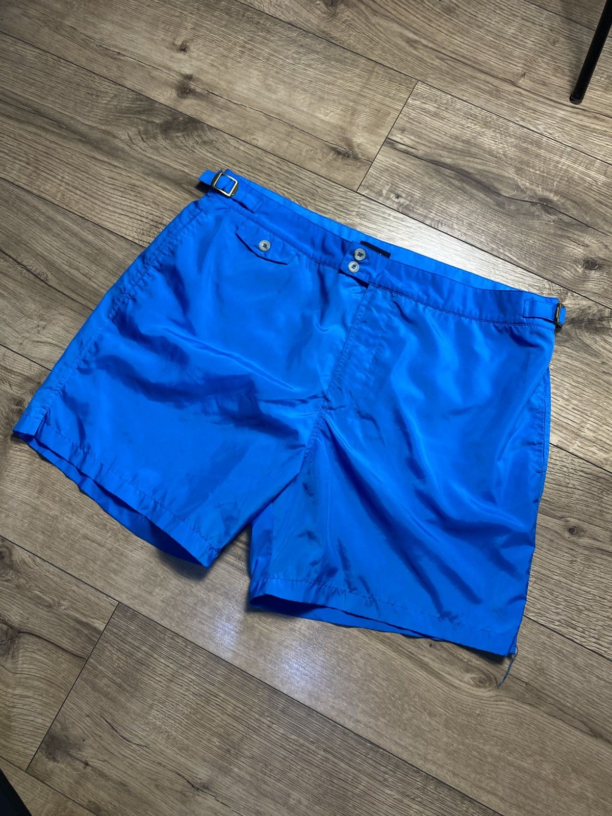 Other Chuco Mens Tailored Swim Shorts Size 36 Cobalt Blue Quick Size US 36 / EU 52 - 1 Thumbnail