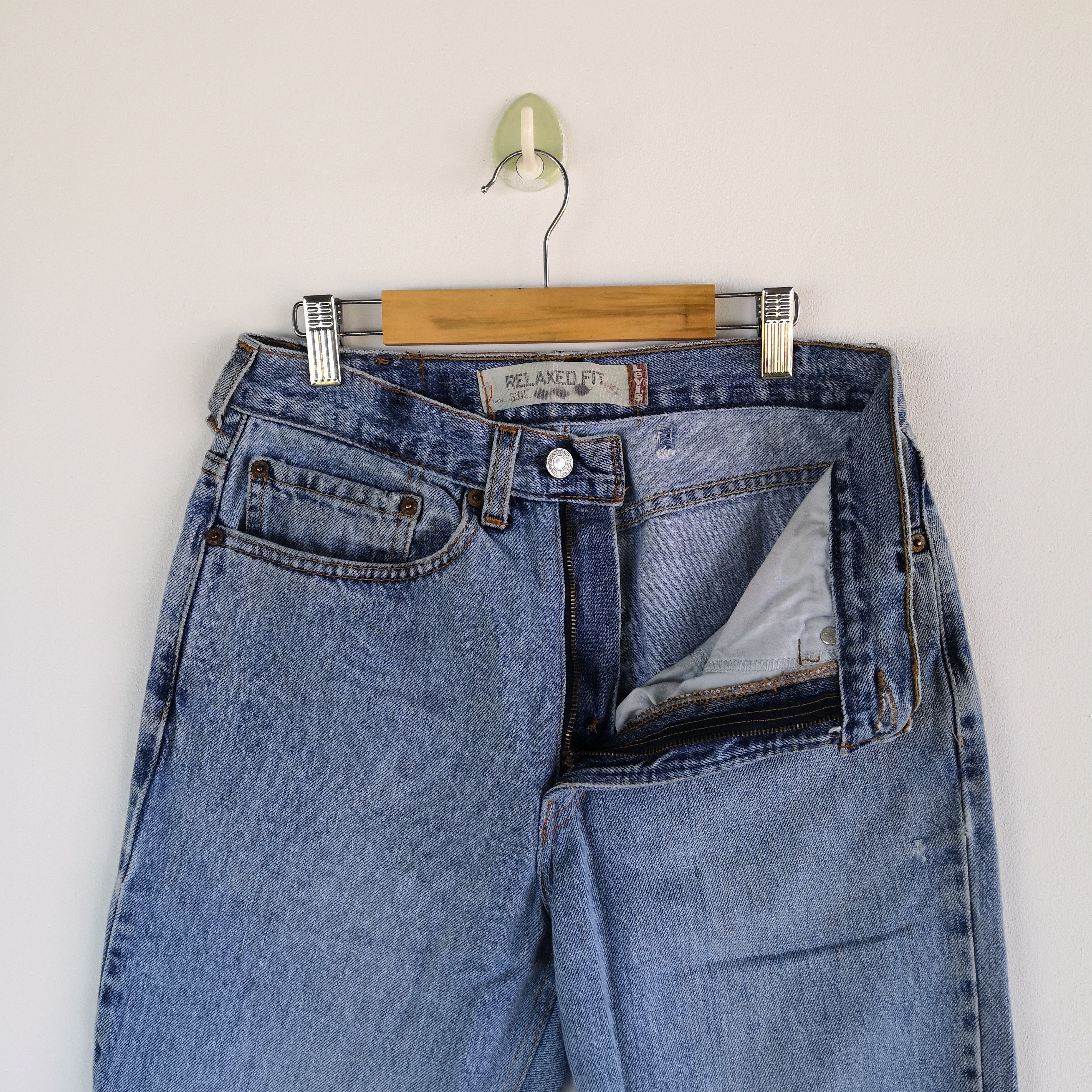 Levi's Vintage 90s Levis 550 Light Wash Jeans Levi's Sunfaded Denim Size 26" / US 2 / IT 38 - 5 Thumbnail