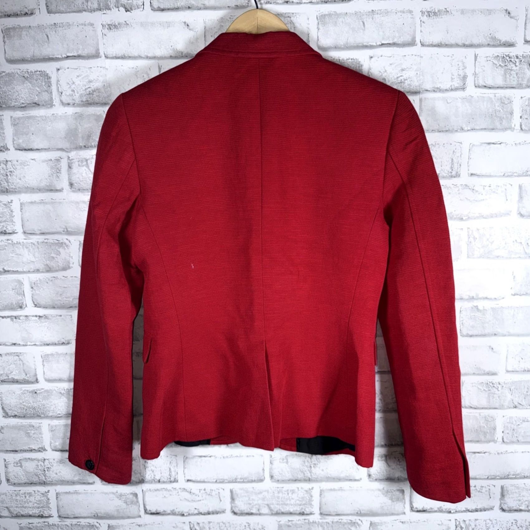 Rag & Bone Rag & Bone Red Sport Coat Womens Size 2 Coat 2 Red Womens Sport Coat Casual Basic Jacket Cotton Size XS / US 0-2 / IT 36-38 - 4 Thumbnail