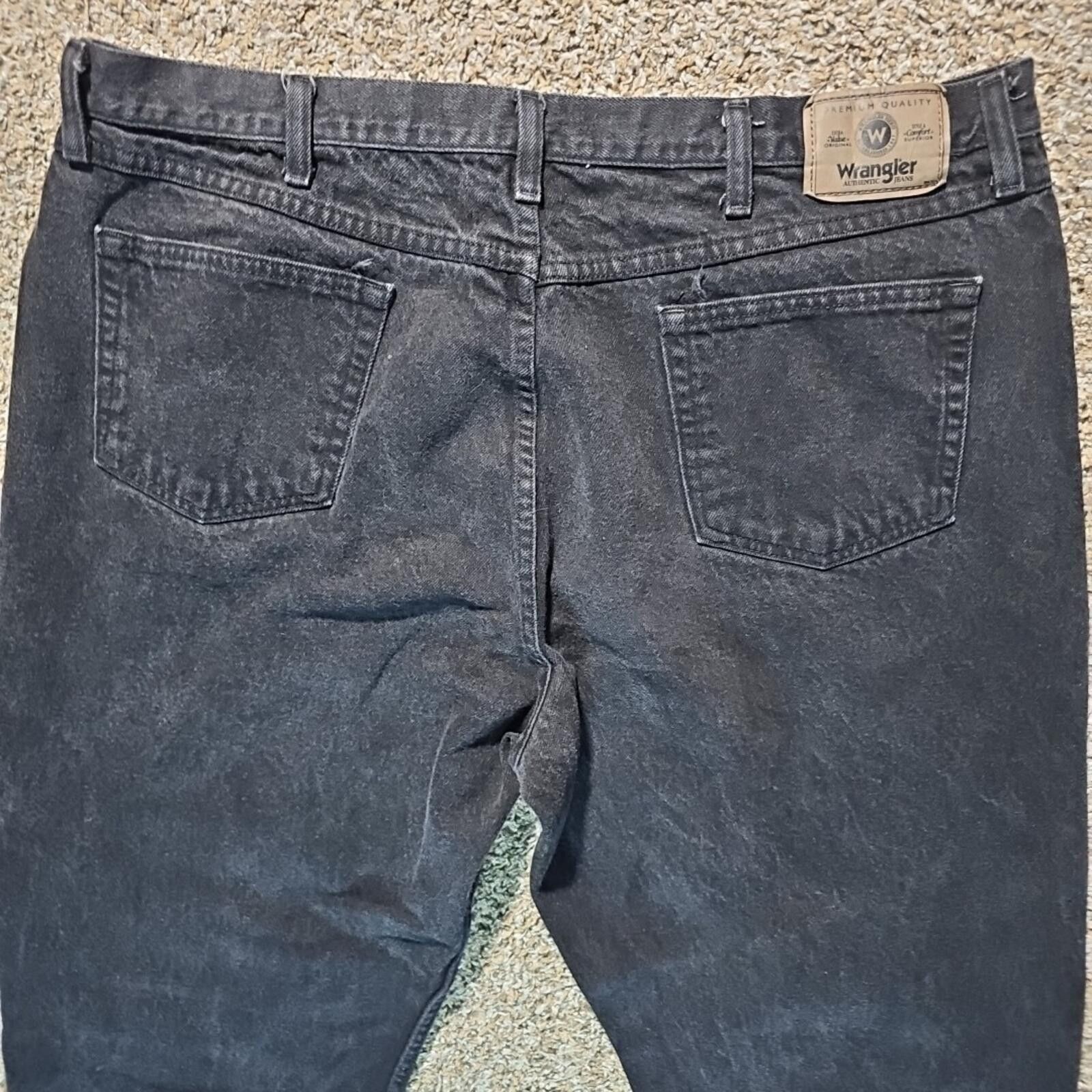 Wrangler Black Wrangler Jeans Relaxed Fit 42x32 Size US 42 / EU 58 - 5 Thumbnail
