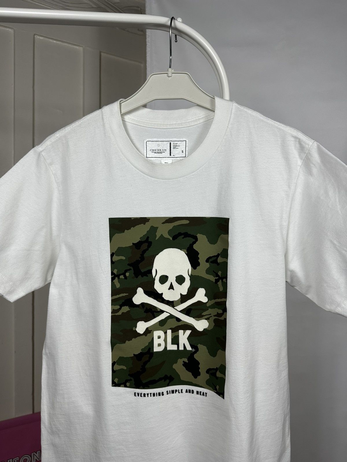 CHOCOOLATE Chocoolate BLK Skull Camo Single Stitch T Shirt Size US S / EU 44-46 / 1 - 3 Thumbnail