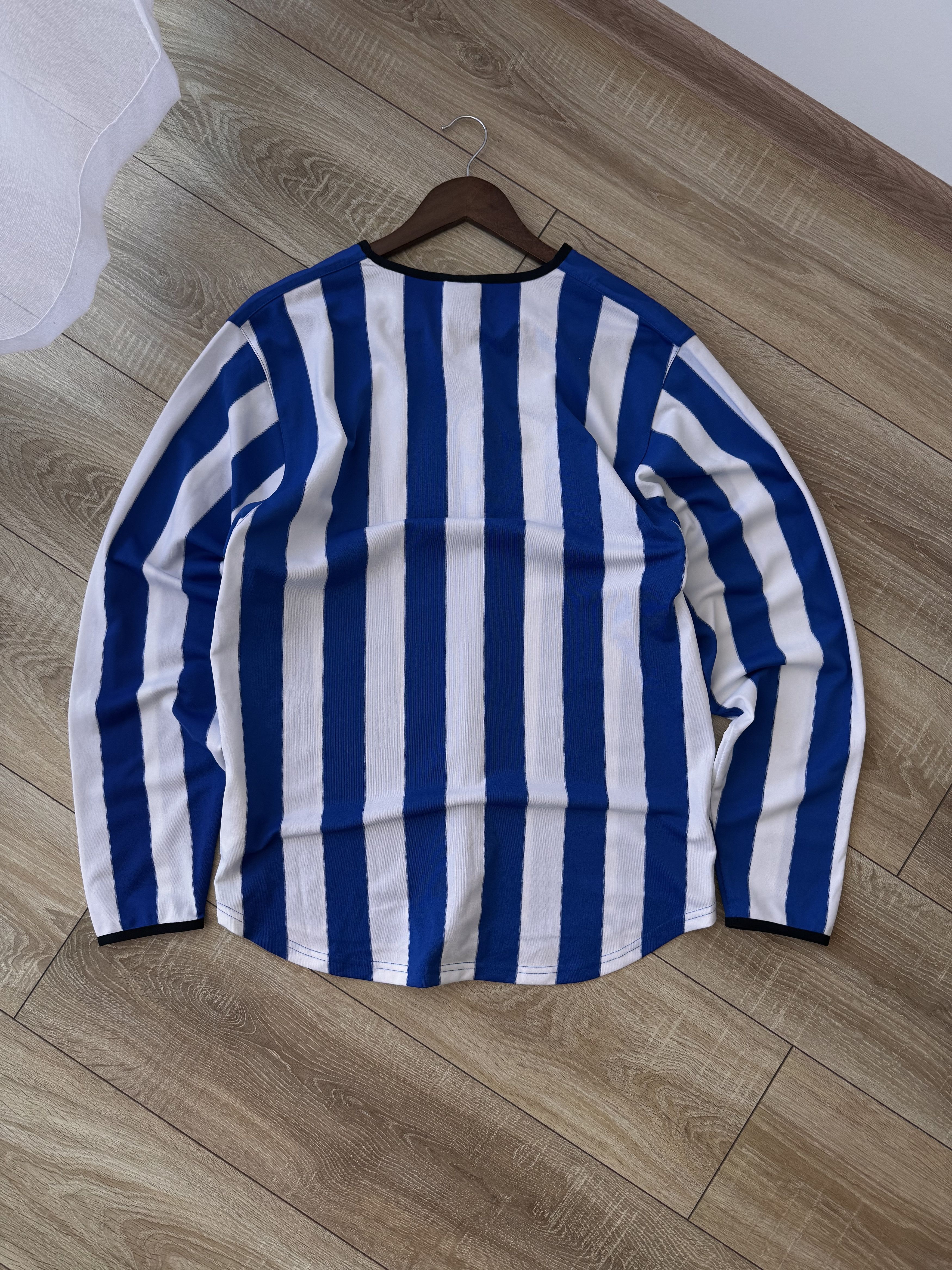 Nike Vintage Nike Streetwear Japanese Blue&White Striped Jersey Size US M / EU 48-50 / 2 - 10 Thumbnail