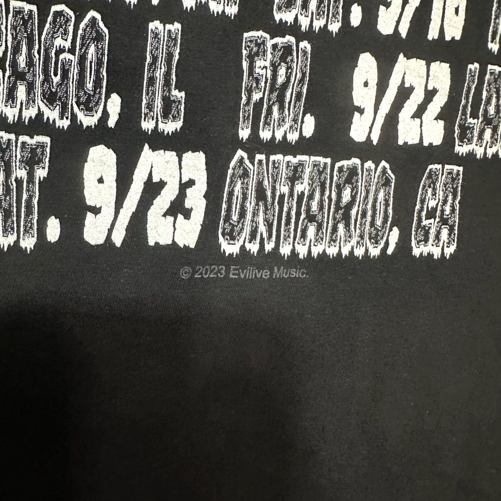 Vintage Danzig Tour 2025 Band T Shirt Mens XL Black Tour 2025 Size US L / EU 52-54 / 3 - 5 Thumbnail