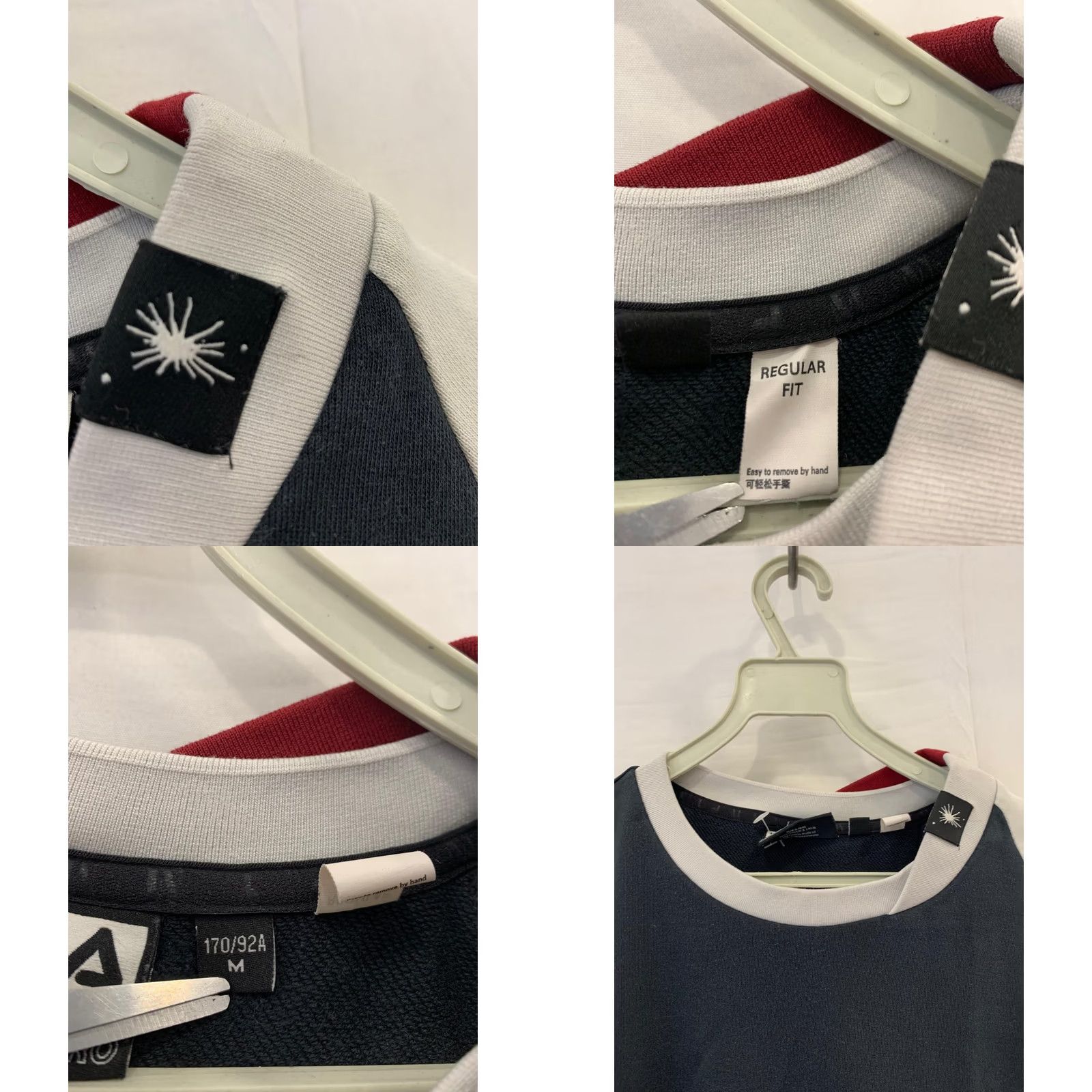 Fila Maison Mihara Yasuhiro x FILA Beyond Arcade Sweatshirt Navy White Red M Mens Pullover Multicolor Size US M / EU 48-50 / 2 - 9 Thumbnail