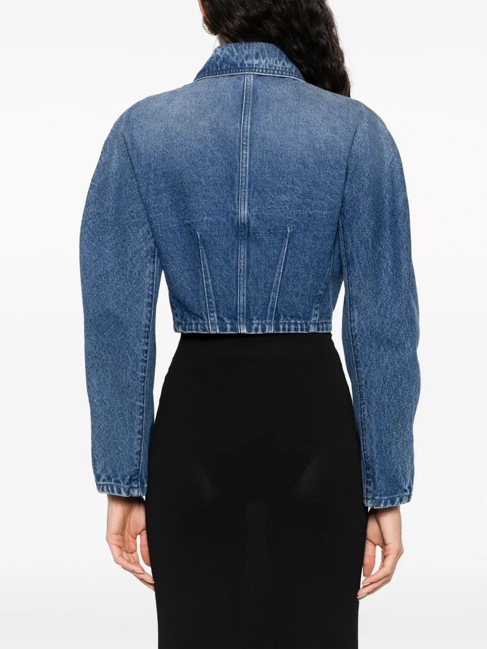 Versace o1y0226 Denim Jacket in Blue Size M / US 6-8 / IT 42-44 - 4 Thumbnail