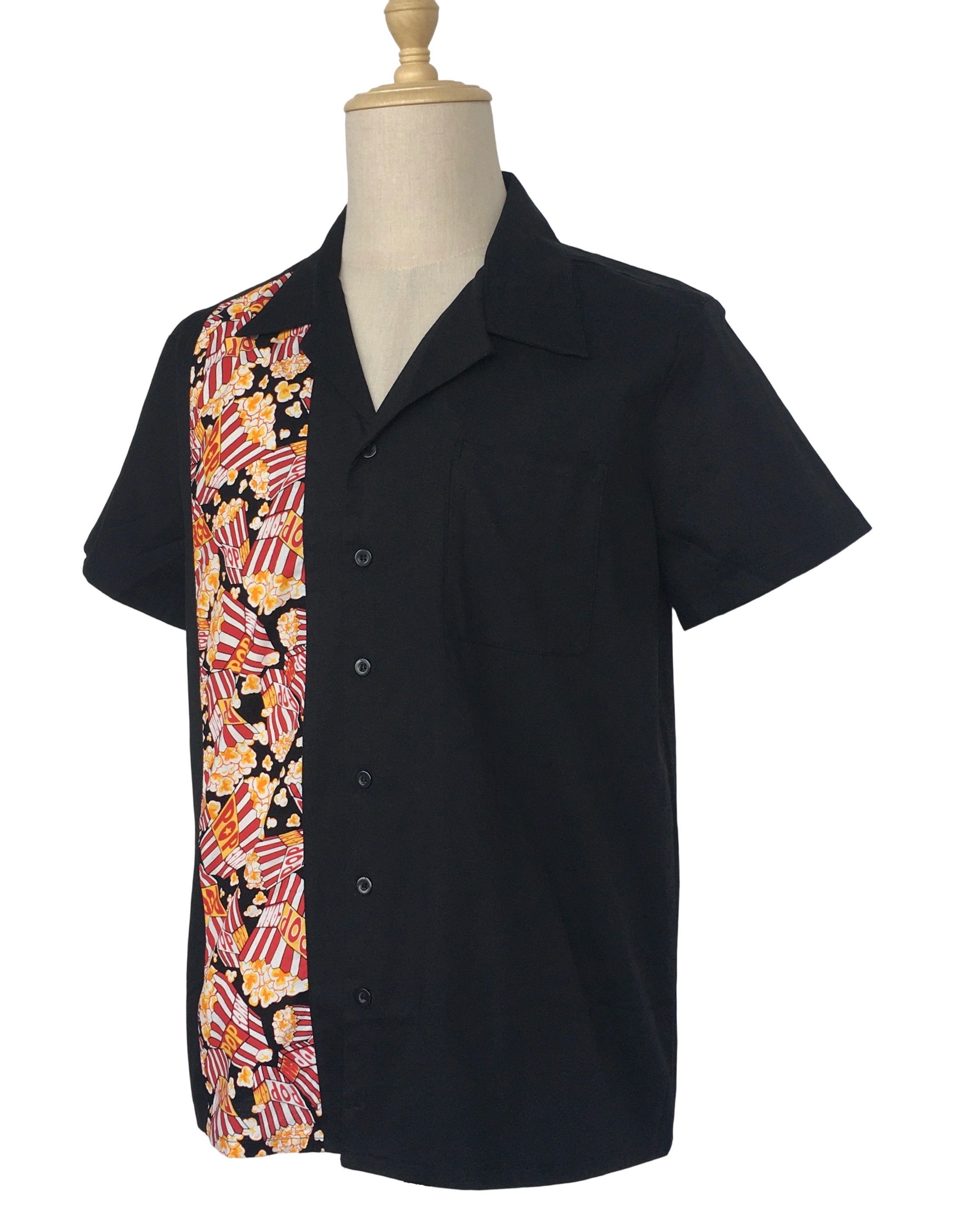 Other Men's Casual Shirts Popcorn Pattern Retro Style Size US L / EU 52-54 / 3 - 2 Thumbnail