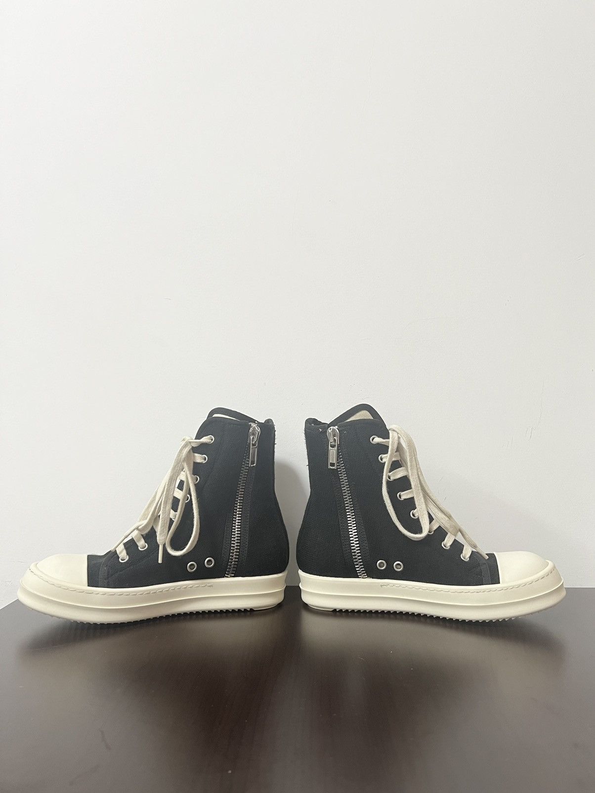 Rick Owens Drkshdw Rick owens ramones high top sneakers sz 36 Size US 6 / IT 36 - 7 Thumbnail