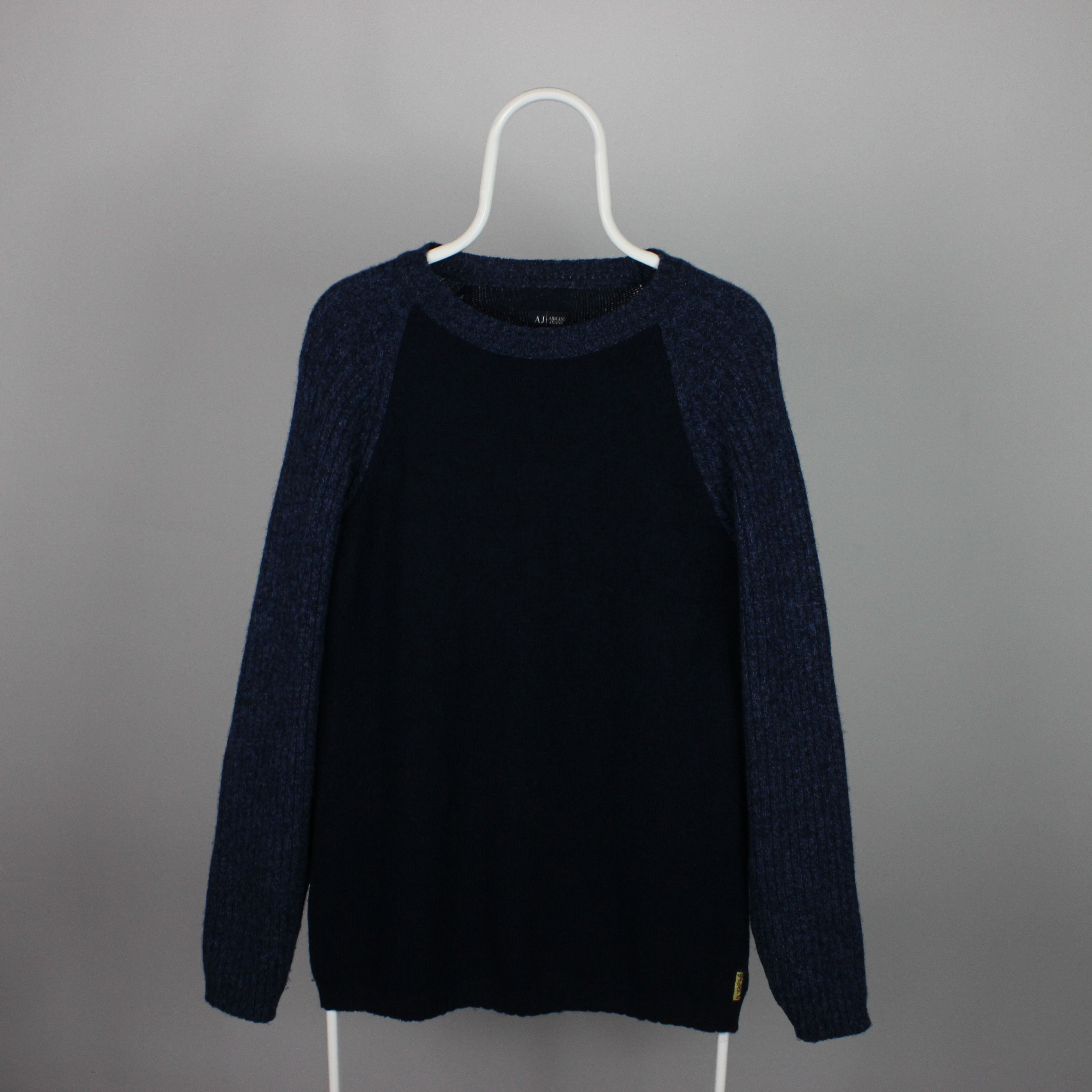Armani Armani jeans sweater wool navy blue XL XXL AJ Size US XXL / EU 58 / 5 - 3 Thumbnail