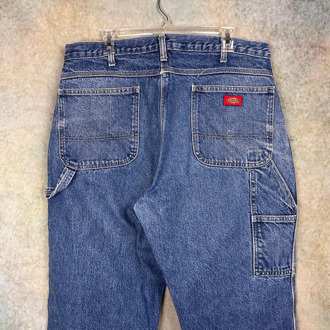Dickies × Vintage Vintage Dickies Carpenter Work Pants Jeans 38x30 Medium Wash Size US 38 / EU 54 - 2 Thumbnail
