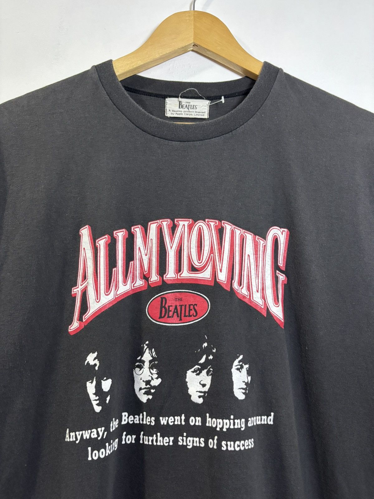 Band Tees × Vintage Vintage The Beatles Tshirt Size US M / EU 48-50 / 2 - 2 Thumbnail