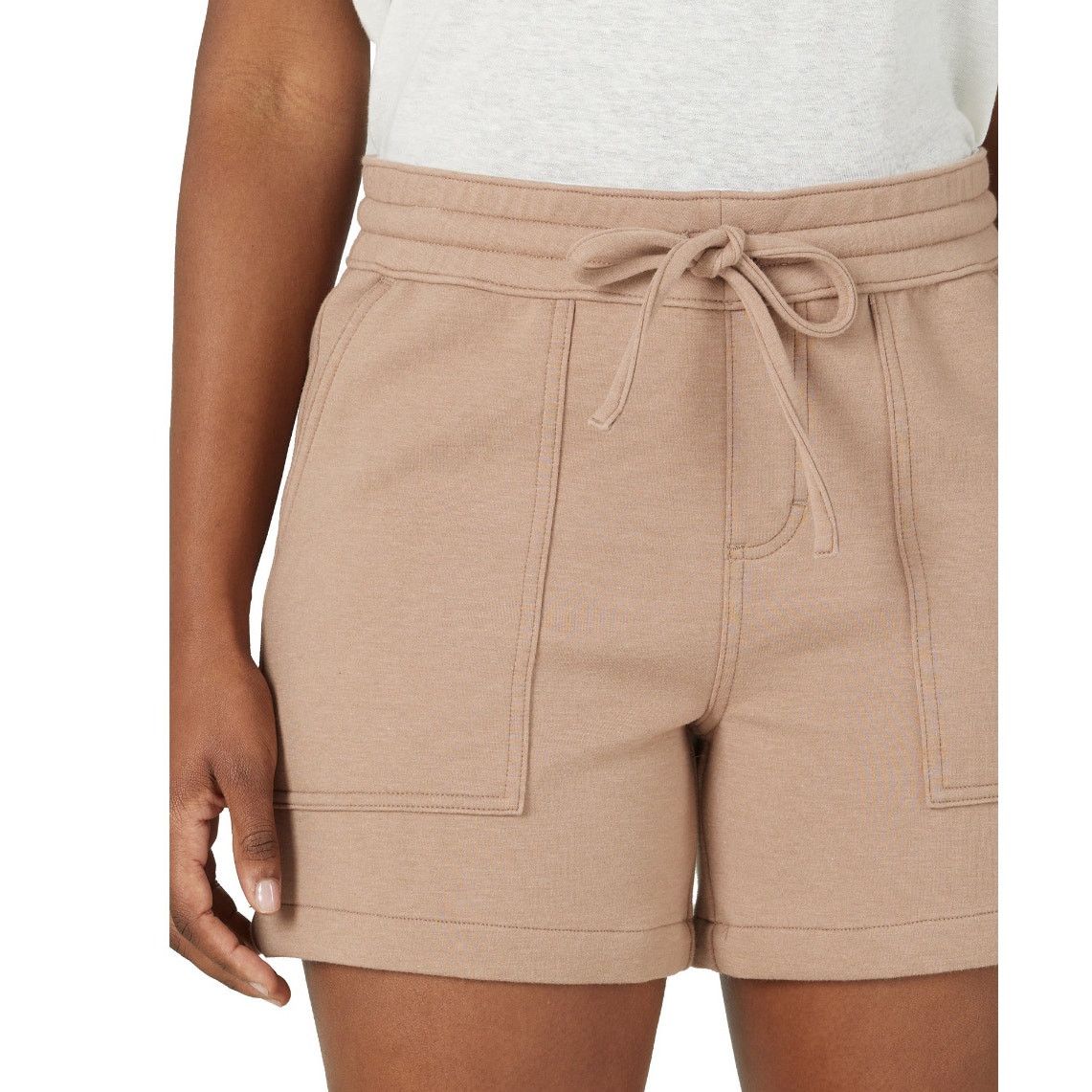 Lee High Rise Relaxed Fit Drawstring waist Shorts oatmeal 20M Size 42" / US 20 - 4 Thumbnail