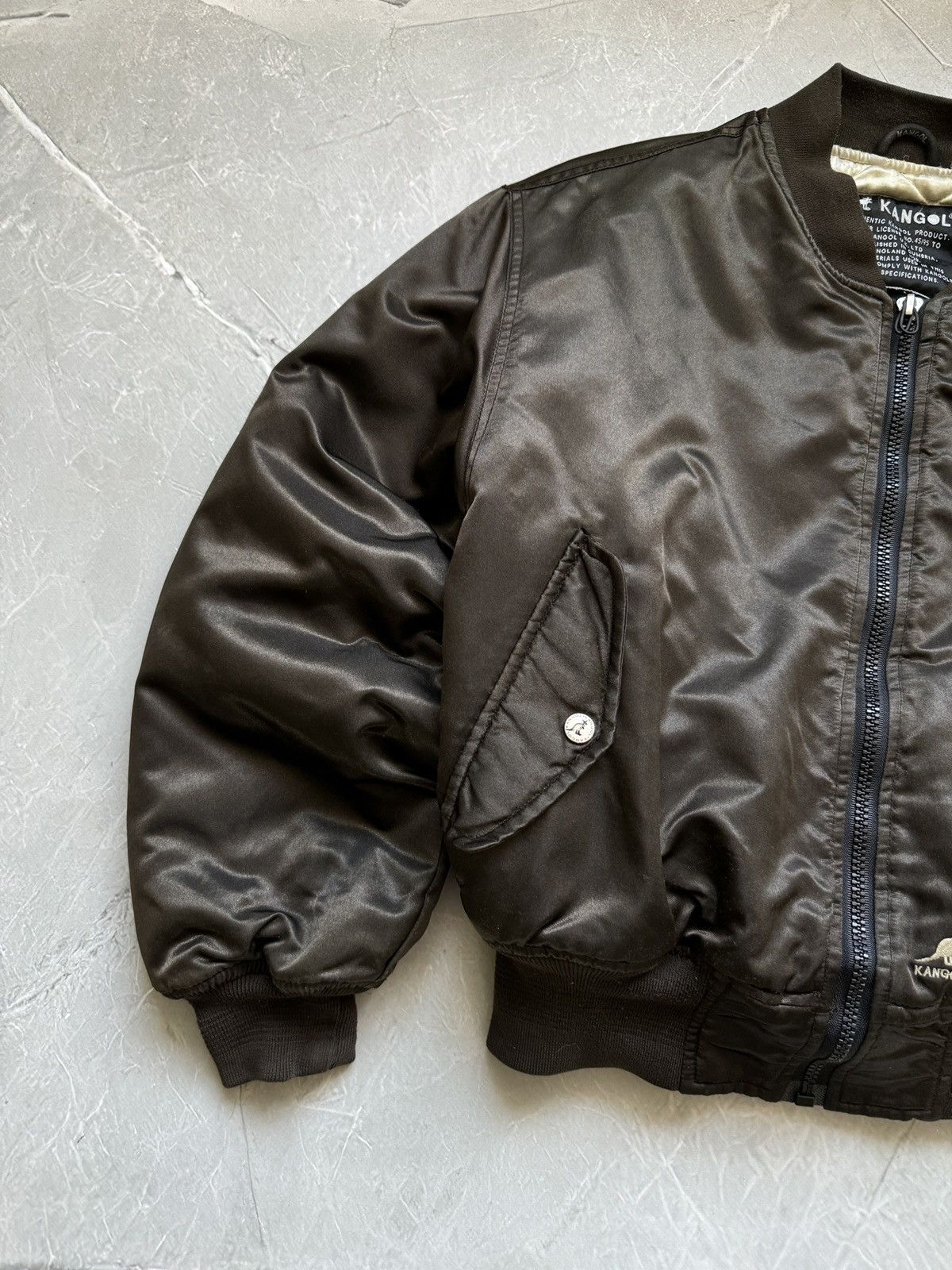 Kangol Vintage Kangol MA-1 Bomber Jacket Cropped Oversized Rare Size US M / EU 48-50 / 2 - 4 Thumbnail