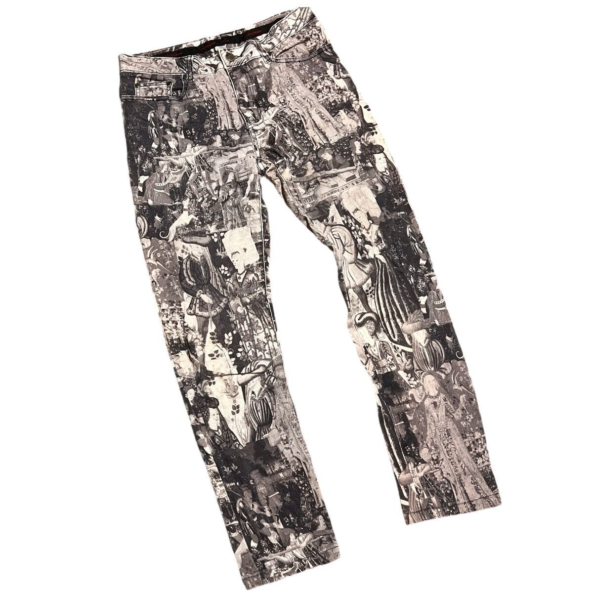 Seditionaries Punk Denim Art Inspired Design Size US 30 / EU 46 - 2 Thumbnail