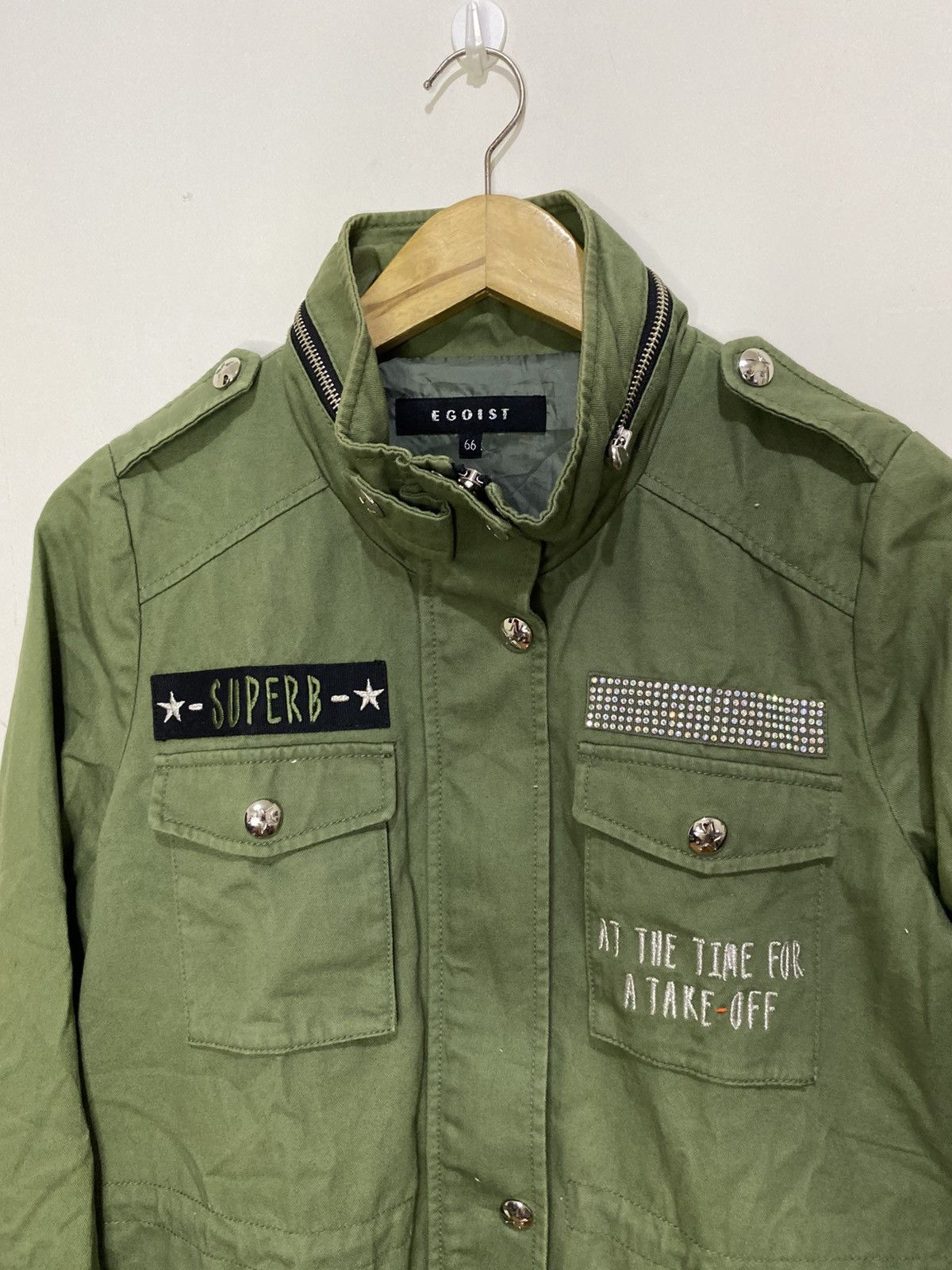 Japanese Brand × Vintage Japanese Parka Army Egoist Jacket Size US L / EU 52-54 / 3 - 5 Thumbnail