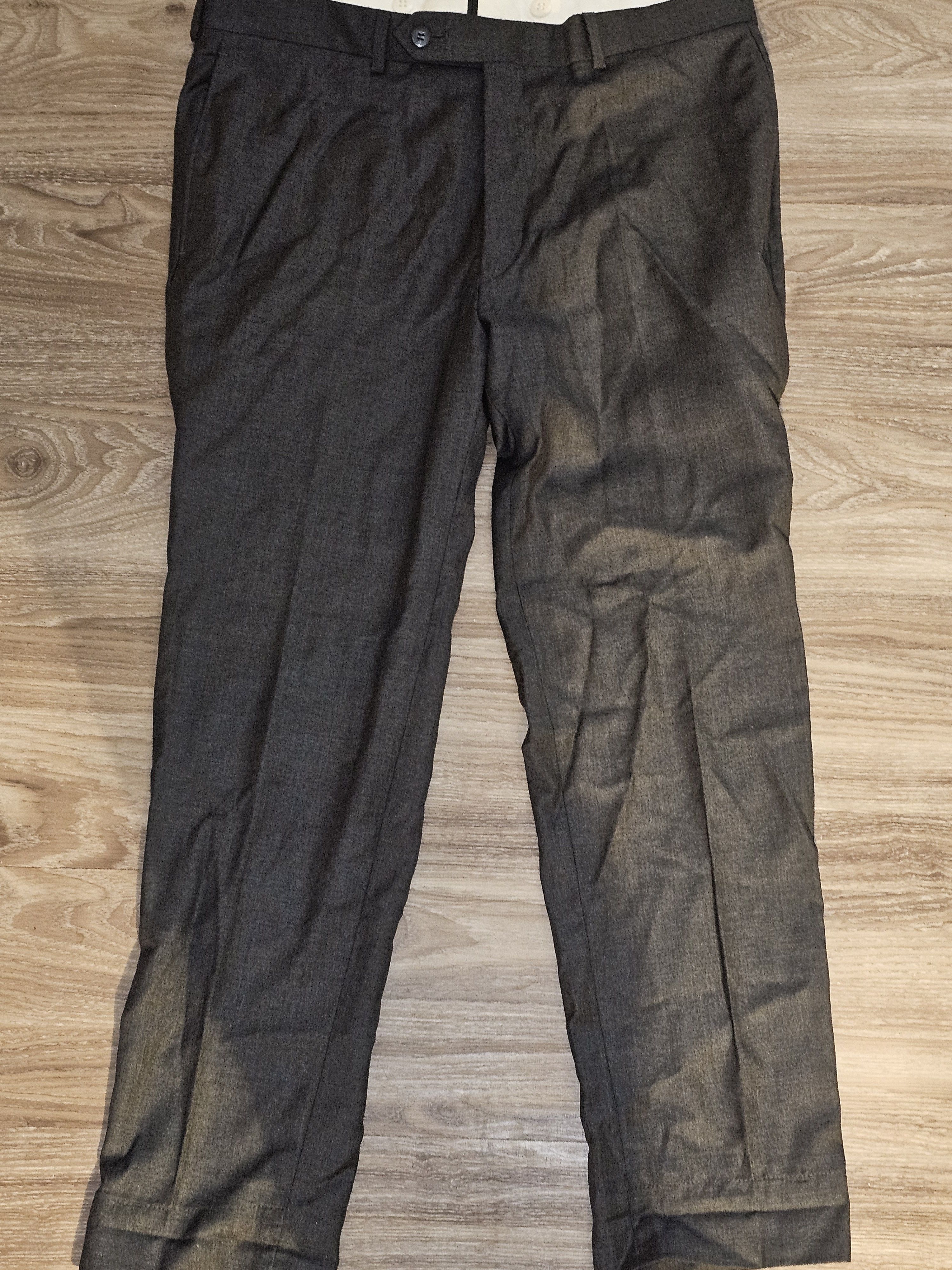 Paul Stuart Paul Stuart Gray James Wool Trousers (MSRP $495) Size 34R - 4 Thumbnail