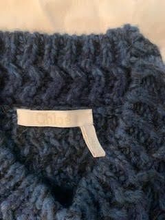 Chloe Chloè Cashmere Striped Blue Sweater Size M / US 6-8 / IT 42-44 - 3 Thumbnail