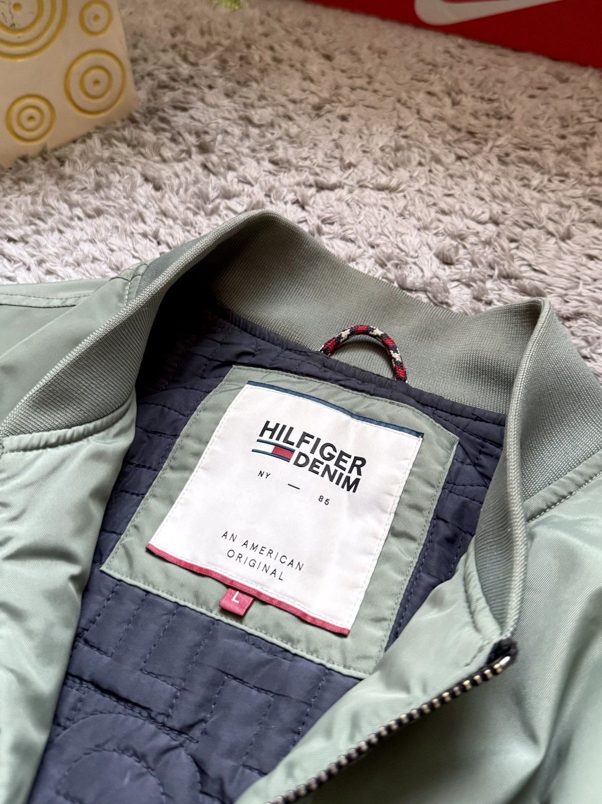 Tommy Hilfiger 00s Vintage Tommy Hilfiger An American Original Bomber Size US L / EU 52-54 / 3 - 5 Thumbnail