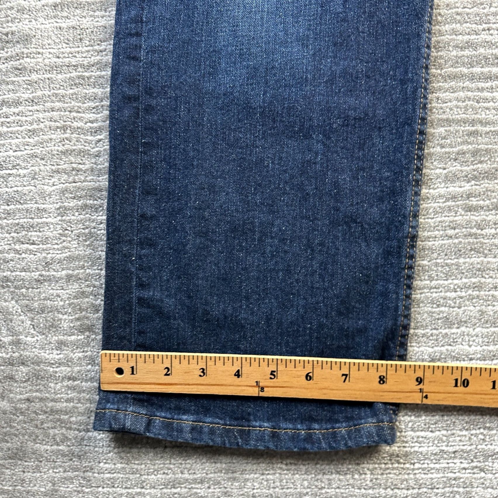 Levi's Levi's 505 Jeans Mens 36x30 Blue Denim Straight Stretch Casual Pants Regular Fit Size US 36 / EU 52 - 7 Thumbnail