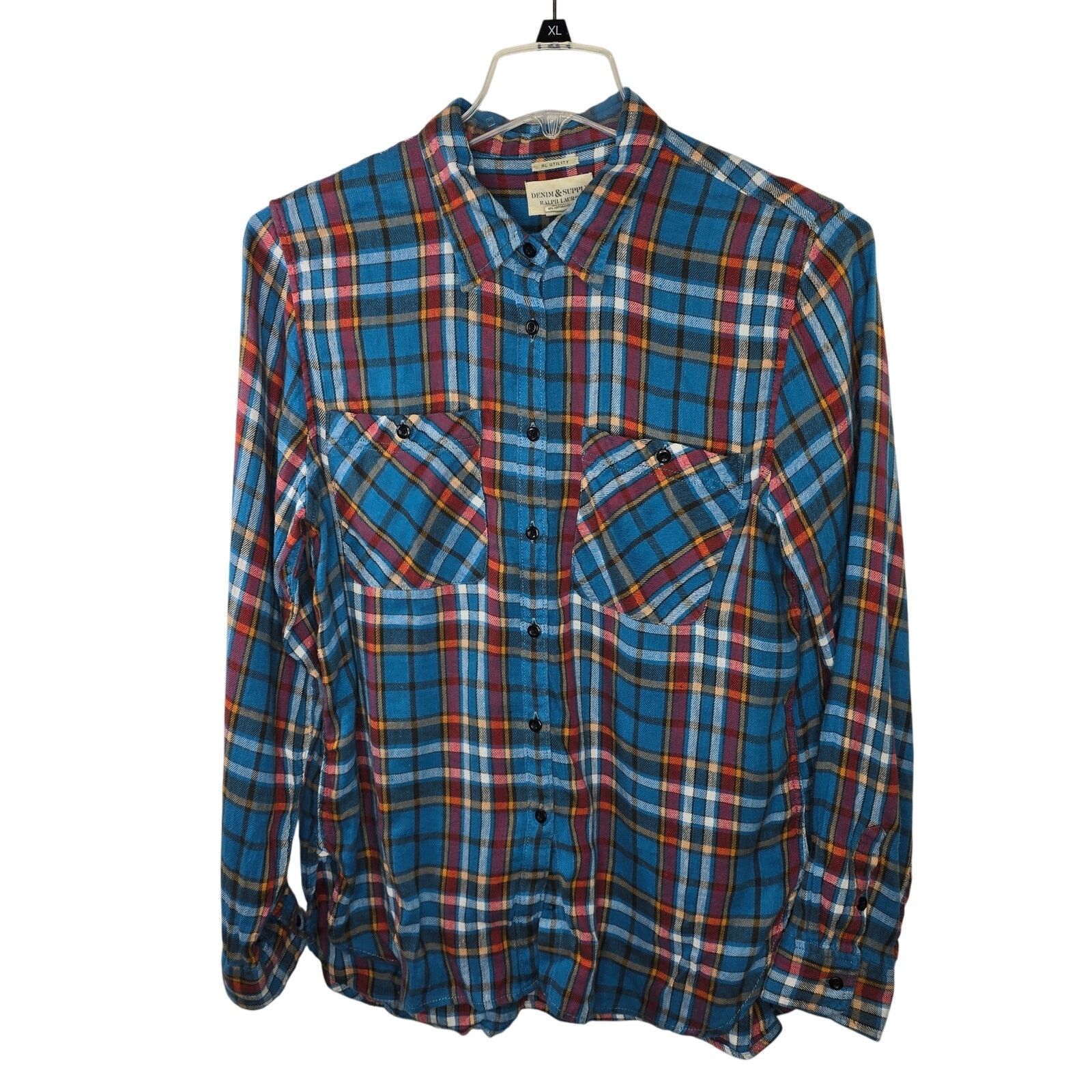 Denim & Supply Ralph Lauren Denim & Supply Ralph Lauren Utility Plaid Shirt XL Size XL / US 12-14 / IT 48-50 - 1 Thumbnail