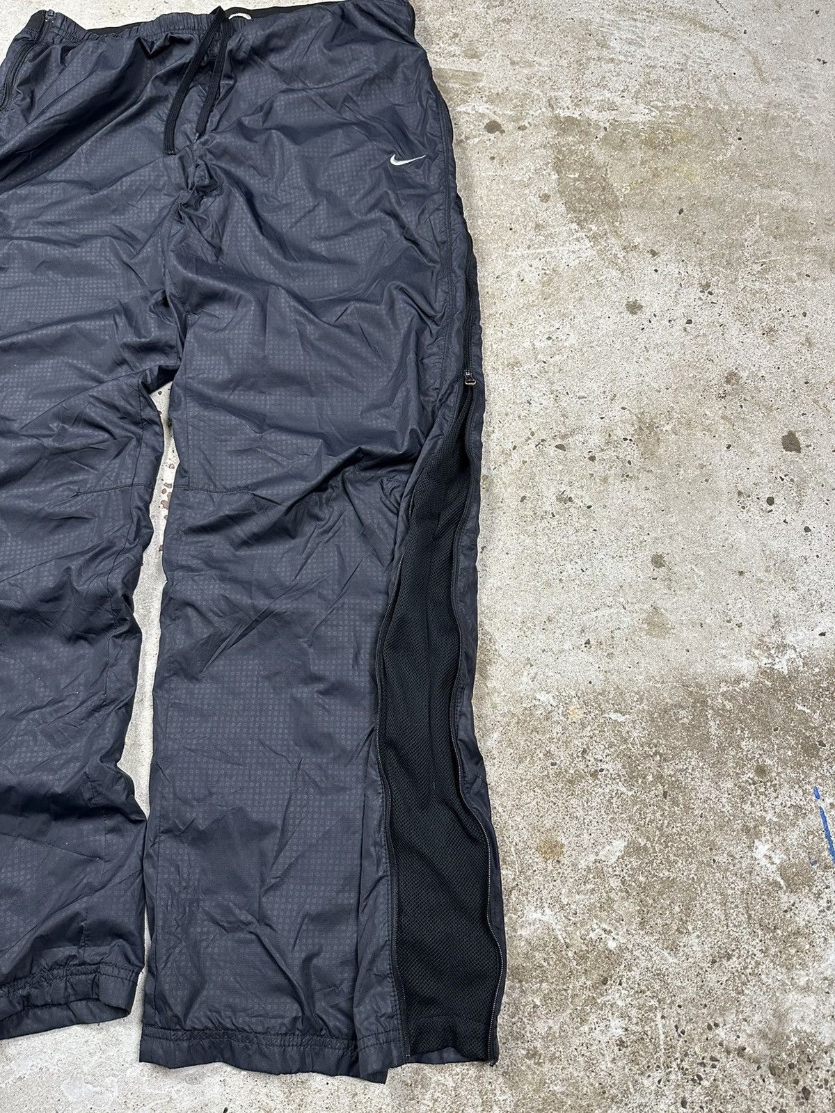 Nike ‼️ Vintage y2k Nike Carbon Track Pants Swoosh Full Zip Baggy Size US 32 / EU 48 - 7 Thumbnail