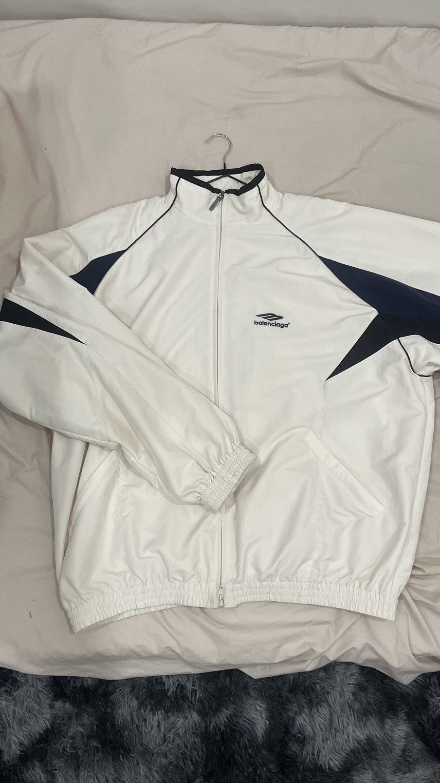 Balenciaga Balenciaga Oversized Embroidered Panelled Shell Track Jacket Size US M / EU 48-50 / 2 - 2 Thumbnail