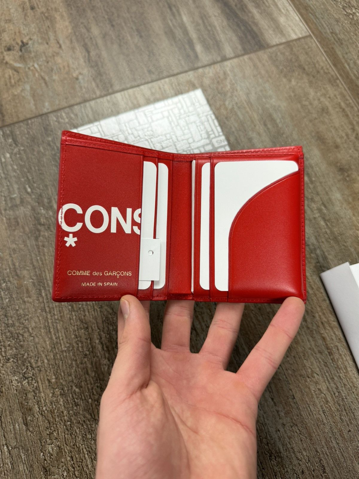 Comme des Garcons Teeth Tongue Zip Wallet Grailed