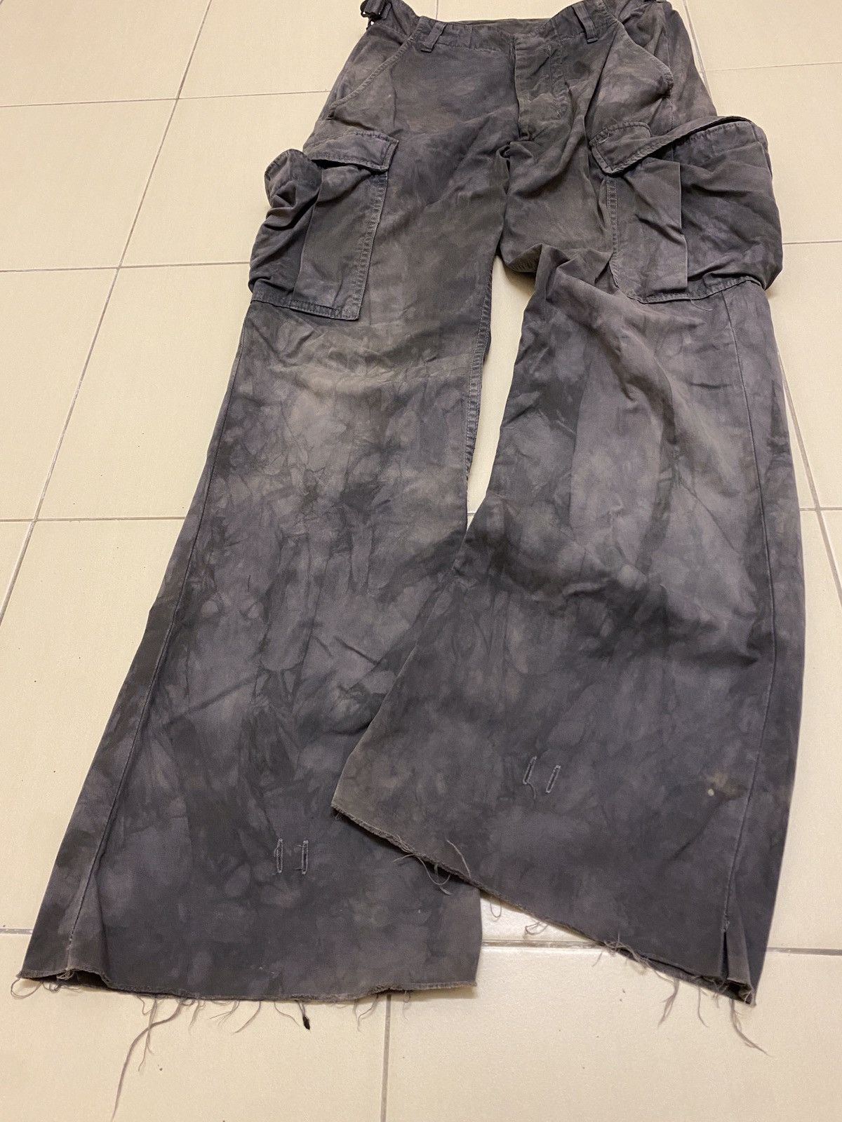Japanese Brand × N.Hoolywood N. Hoolywood Flare Cargo Pants Size 27" / US 4 / IT 40 - 2 Thumbnail